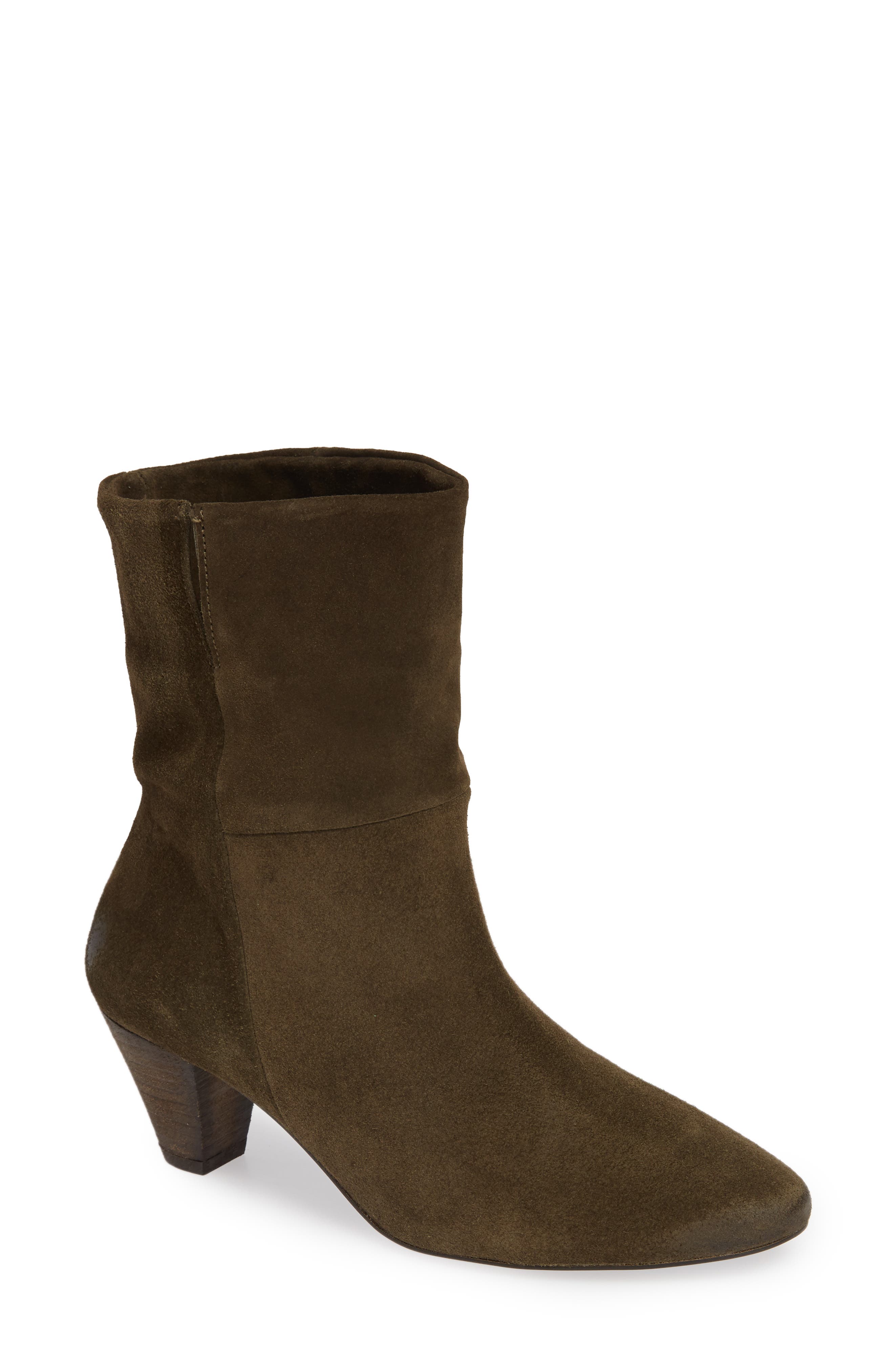 Free People Adella Heel Bootie, Green
