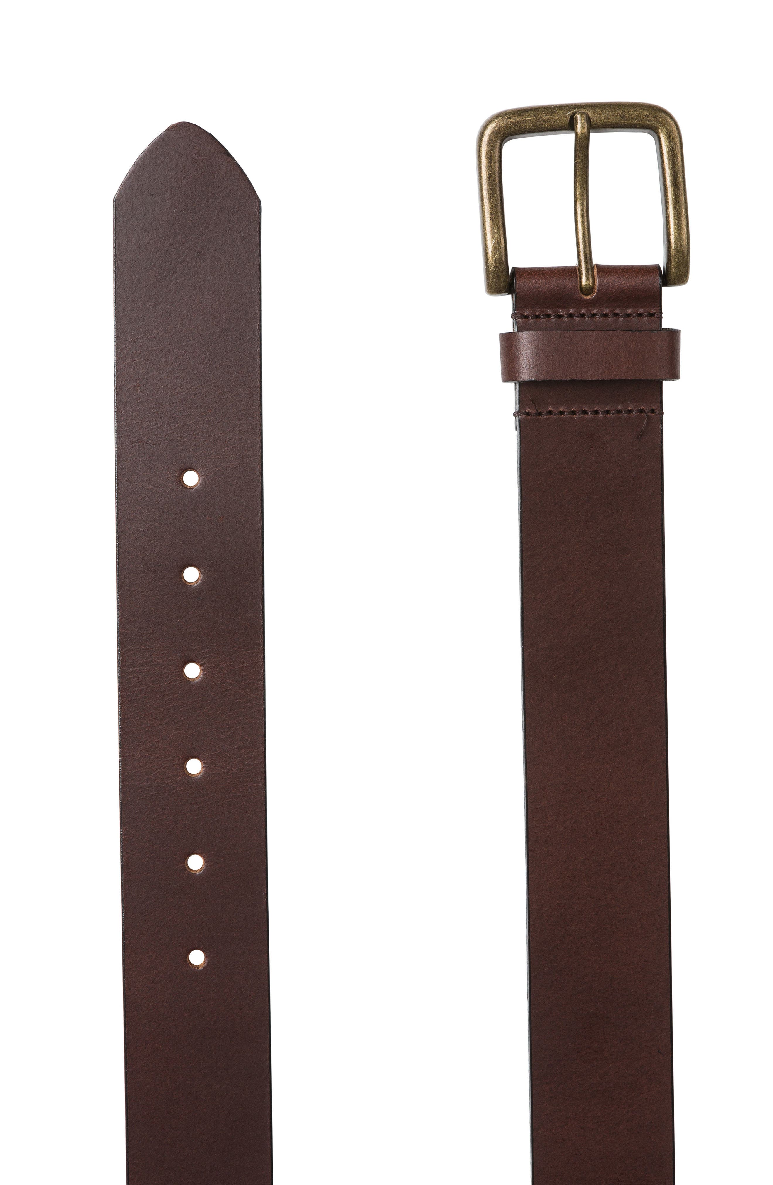 Rodd & Gunn Francis St. Leather Belt, Mud
