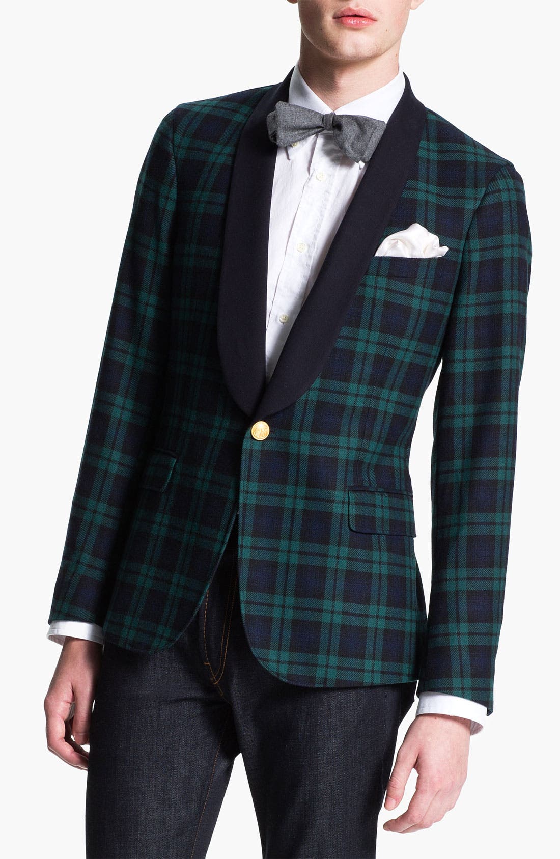 Gant Rugger 'Black Watch Tux' One Button Blazer Nordstrom