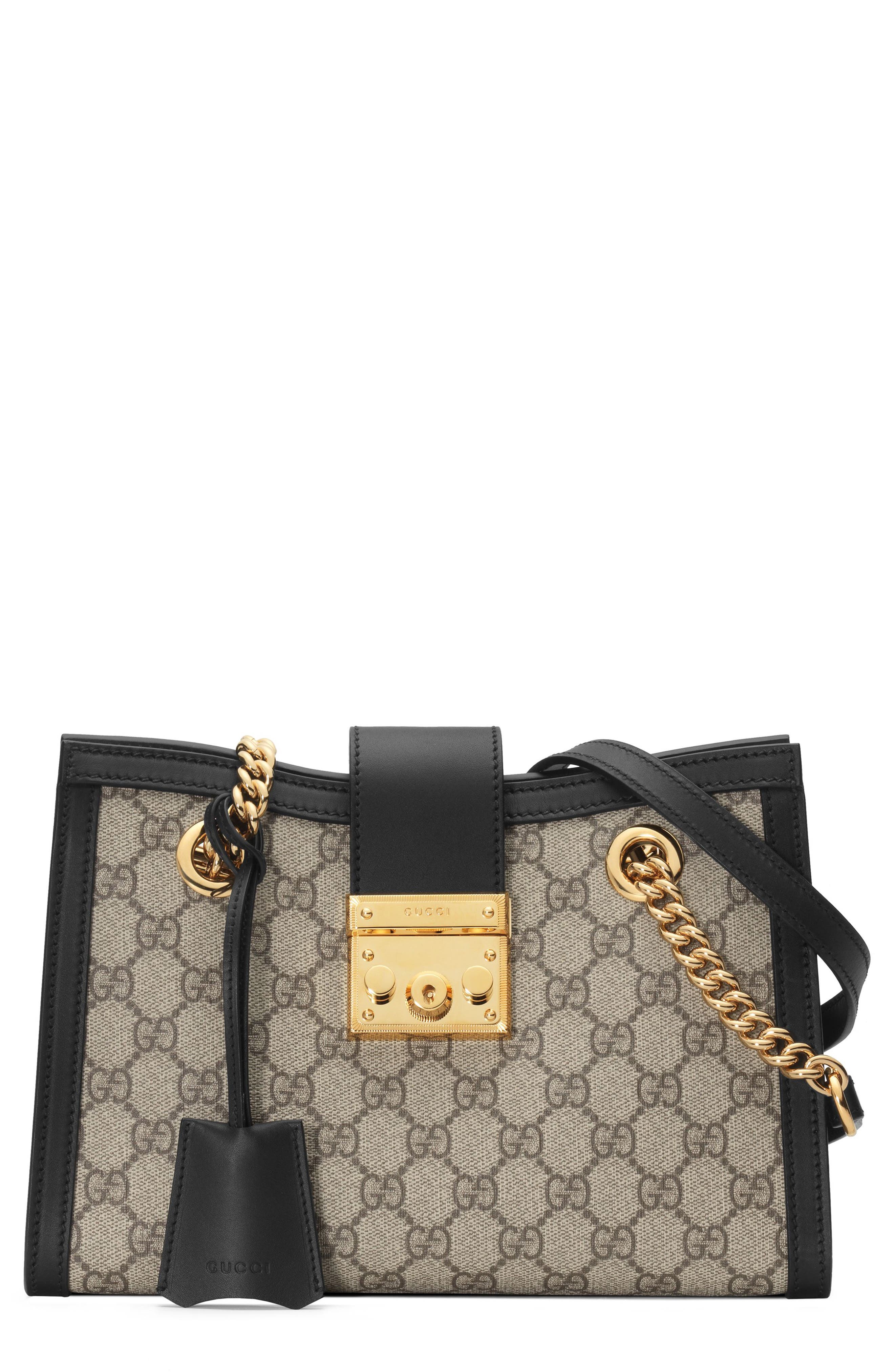 Gucci Small Padlock GG Supreme Shoulder Bag Nordstrom