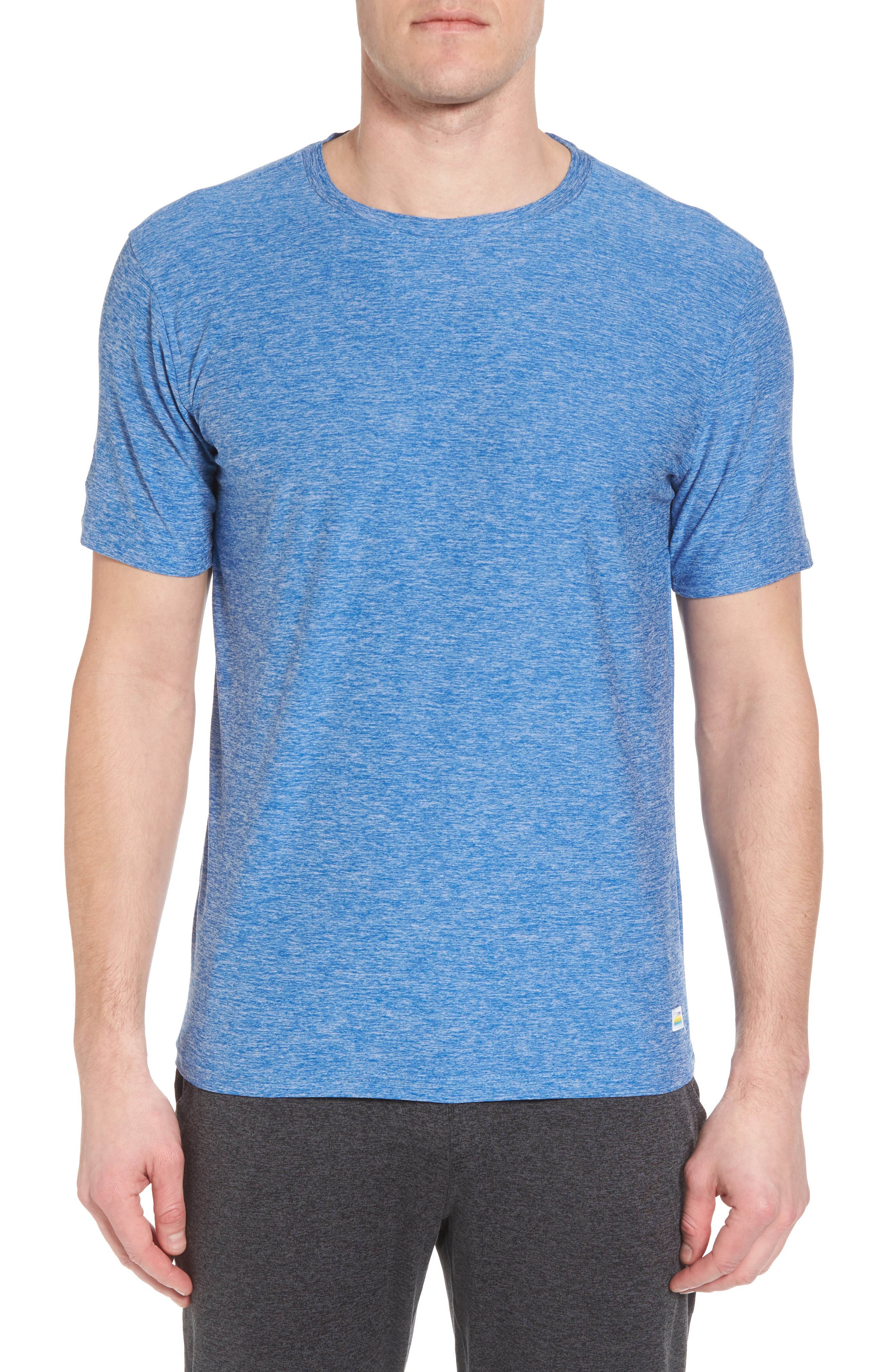 Vuori Strato Slim Fit Crewneck T-Shirt, Blue
