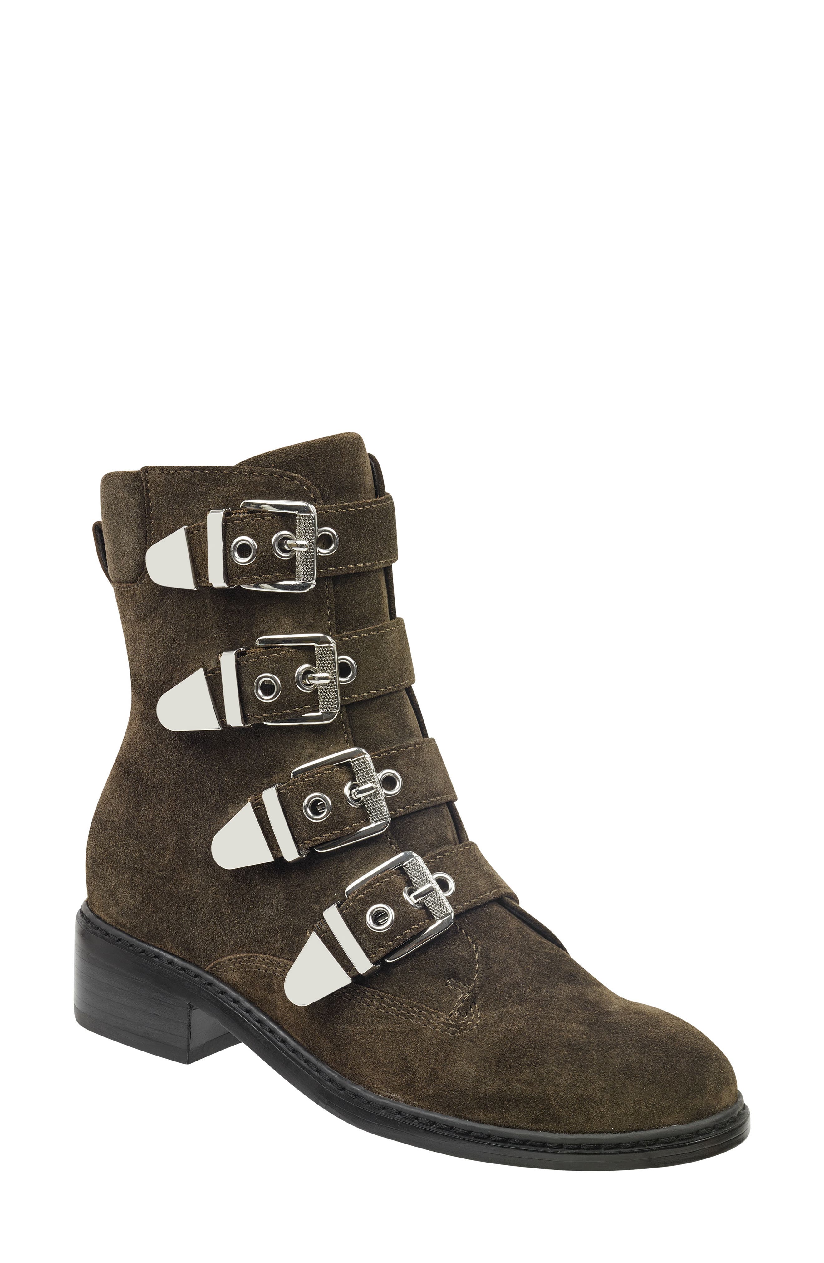 Marc Fisher Ltd Diante Buckle Bootie- Green
