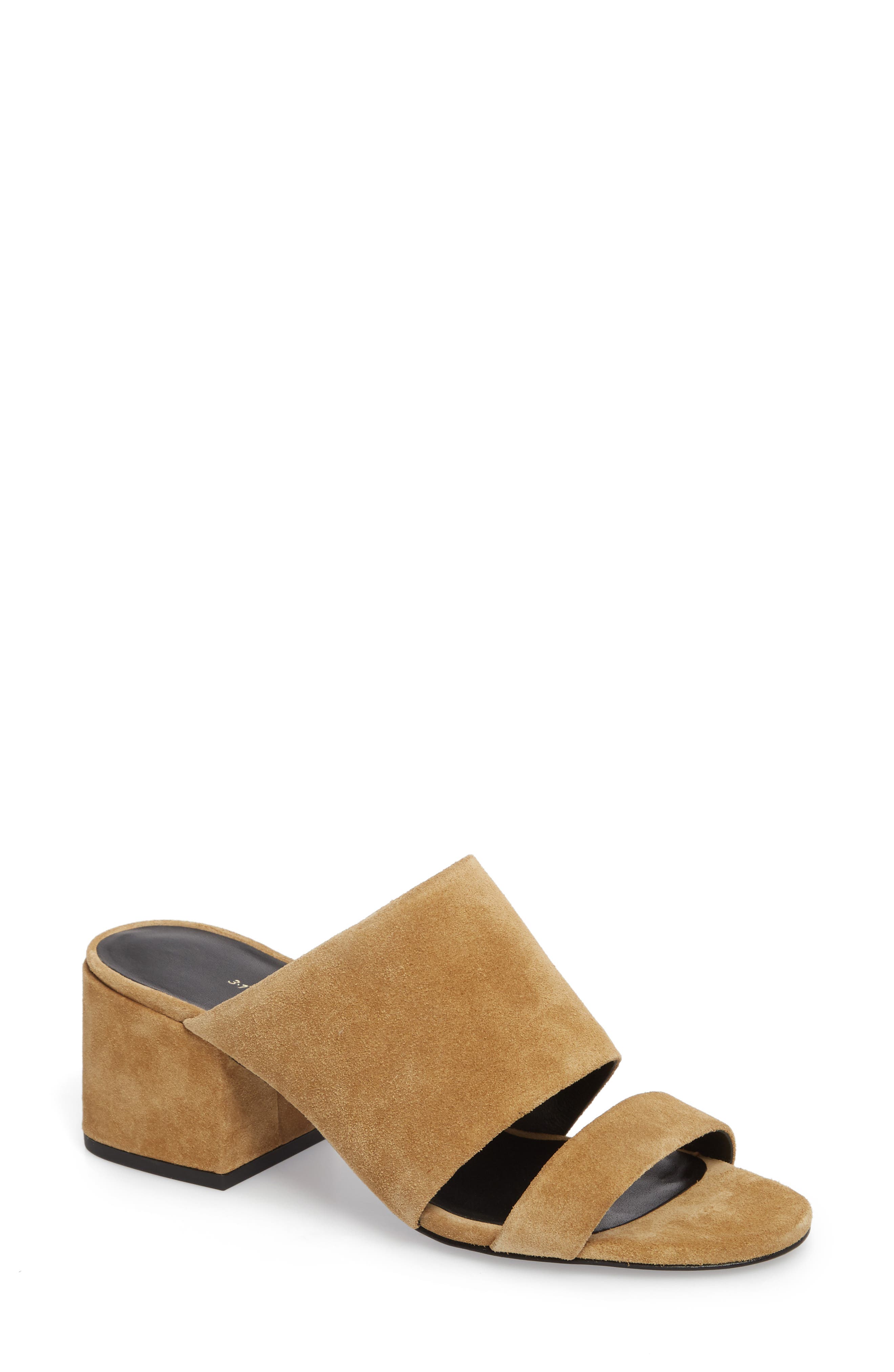 3.1 Phillip Lim Cube Strappy Slide Sandal