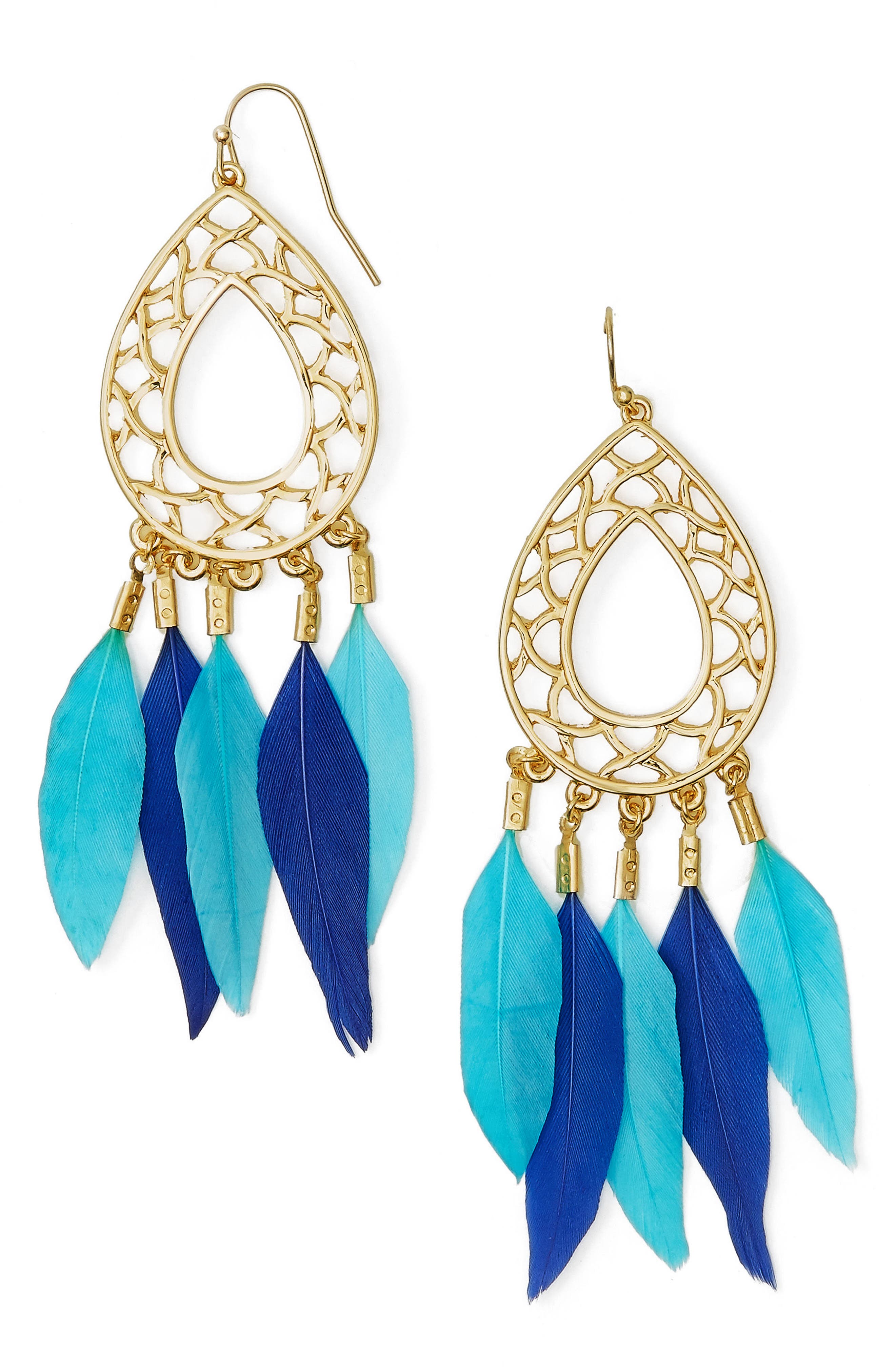 Baublebar Feather Drop Earrings Nordstrom