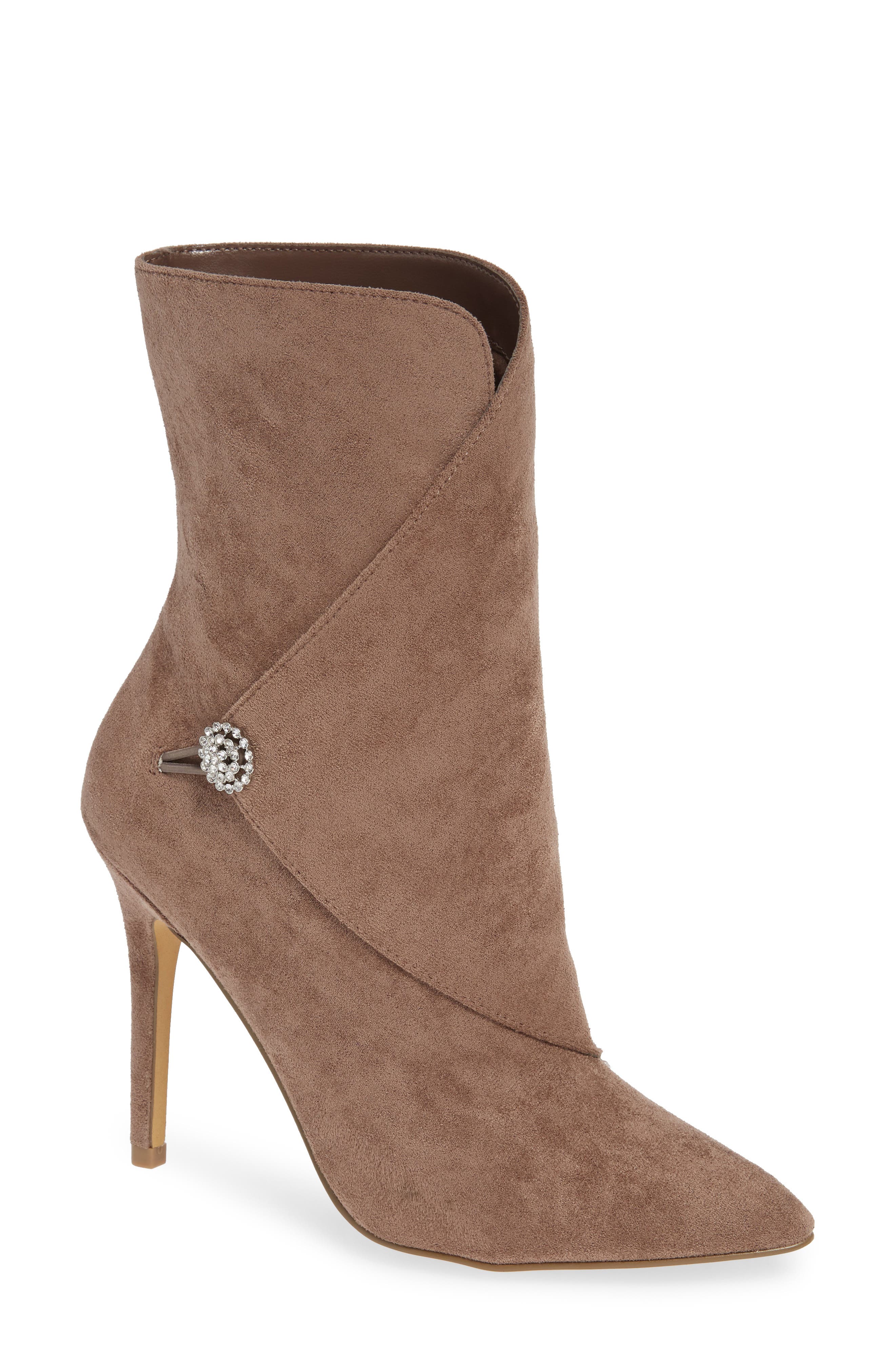 Charles By Charles David Pistol Crystal Embellished Pointy Toe Bootie