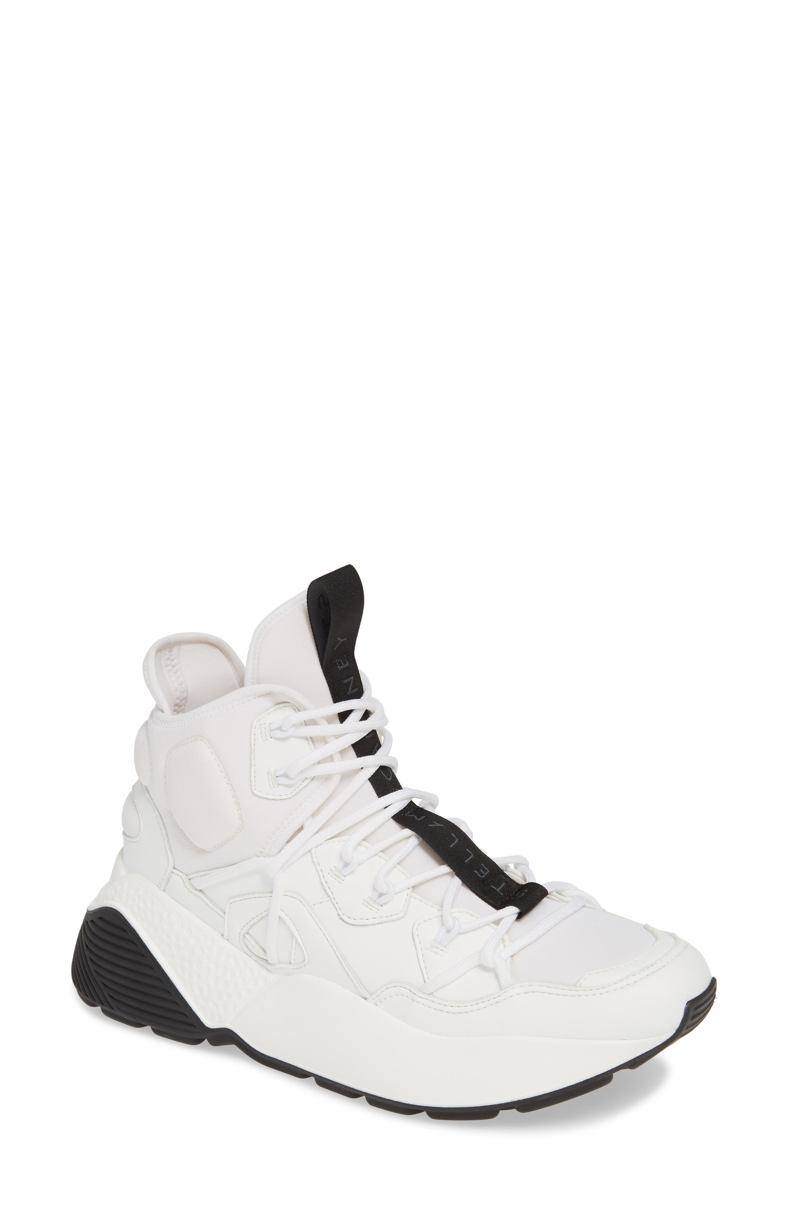 Stella Mccartney High Top Sneaker, White
