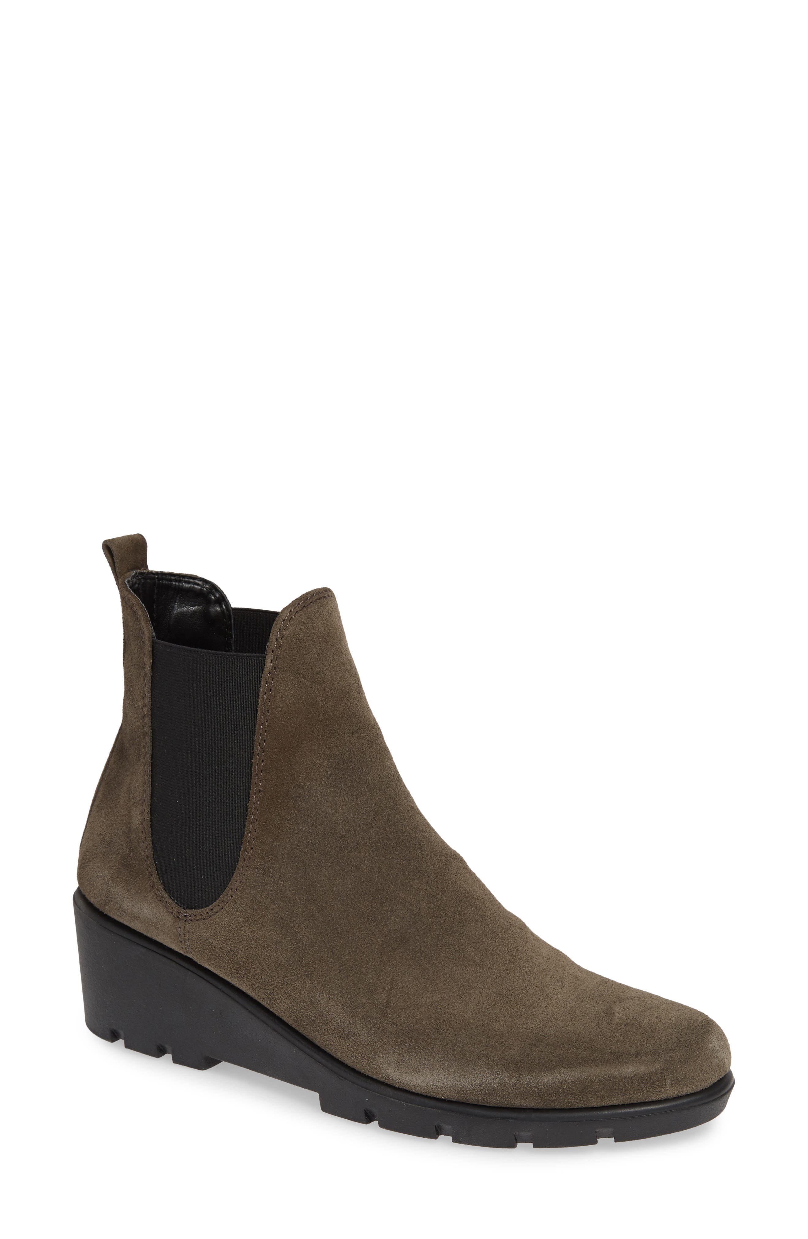 The Flexx Slimmer Chelsea Wedge Boot, Brown