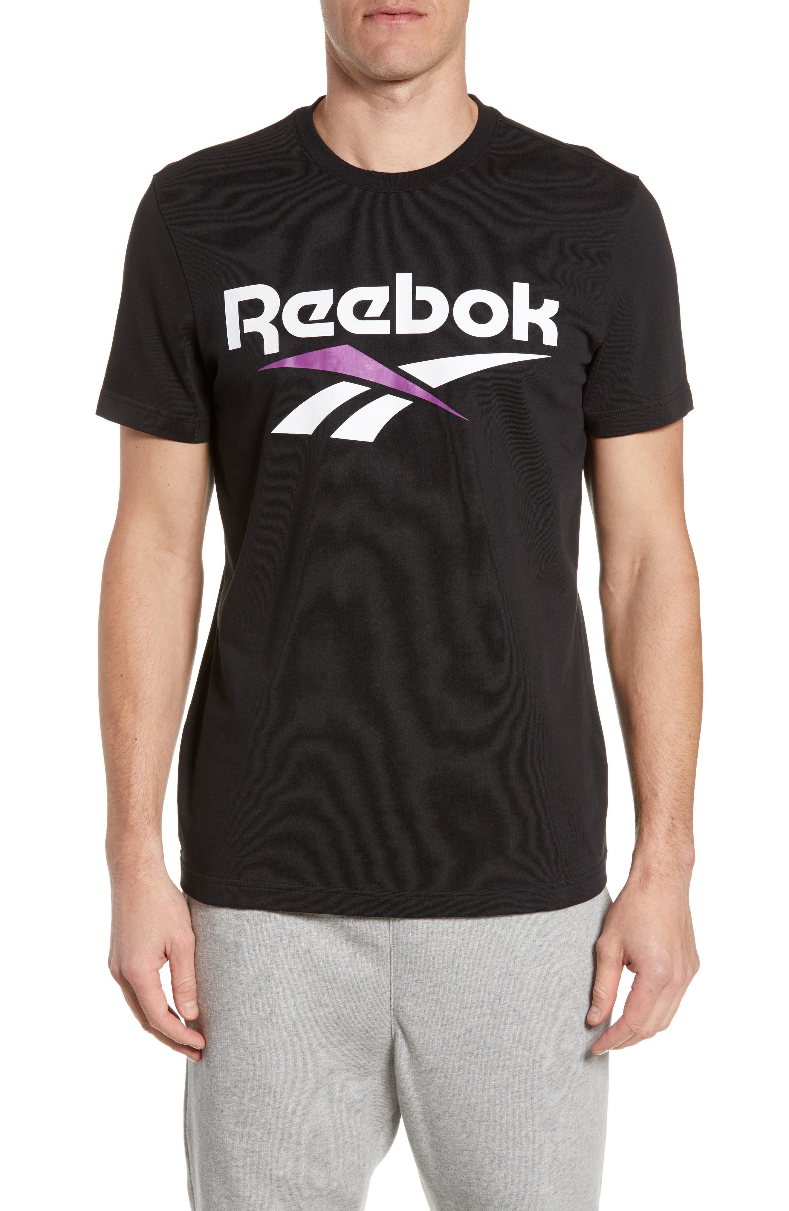 Reebok Classics Vector Logo T-Shirt, Black