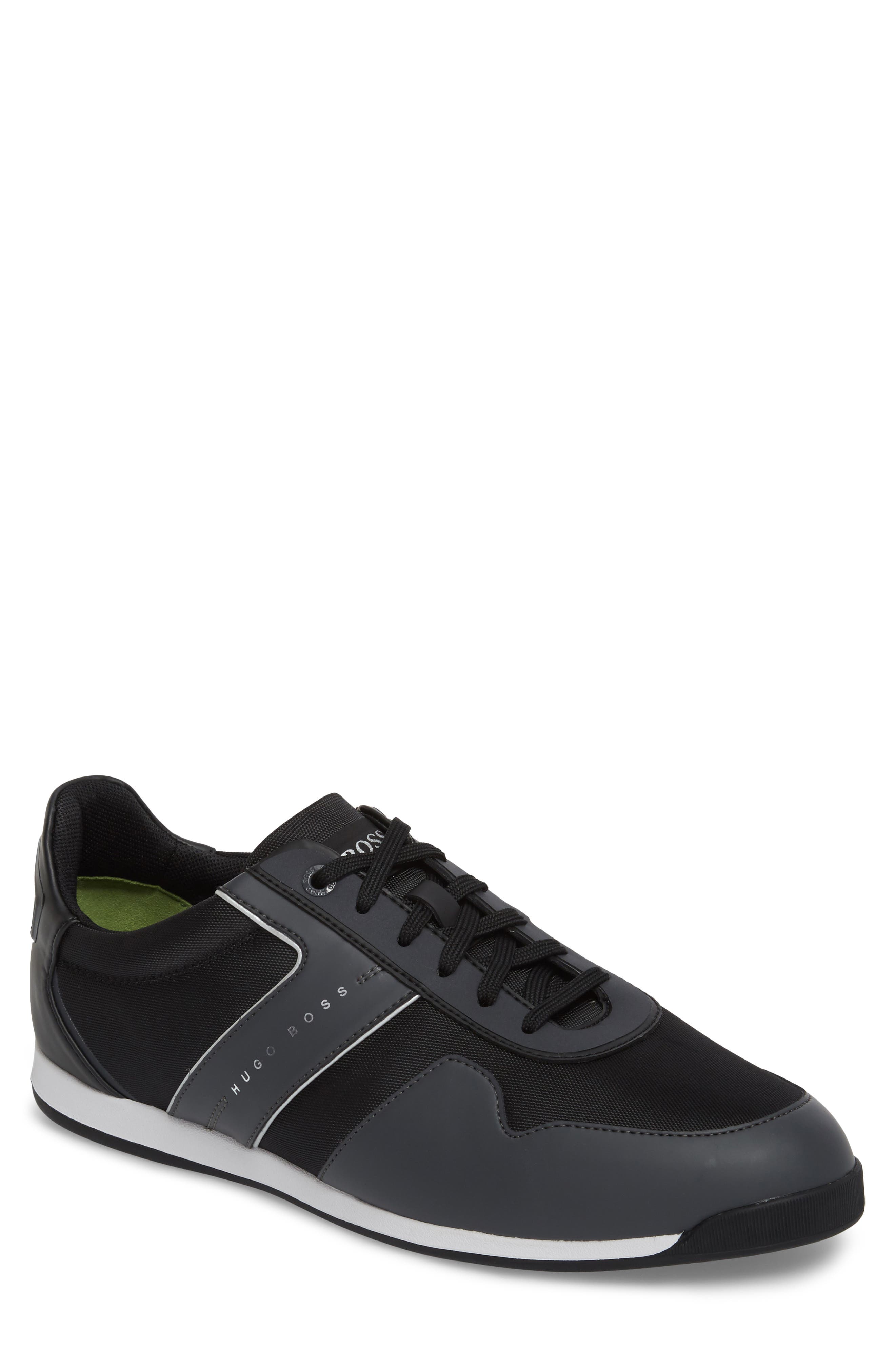 Boss Maze Water Resistant Low Top Sneaker, Grey