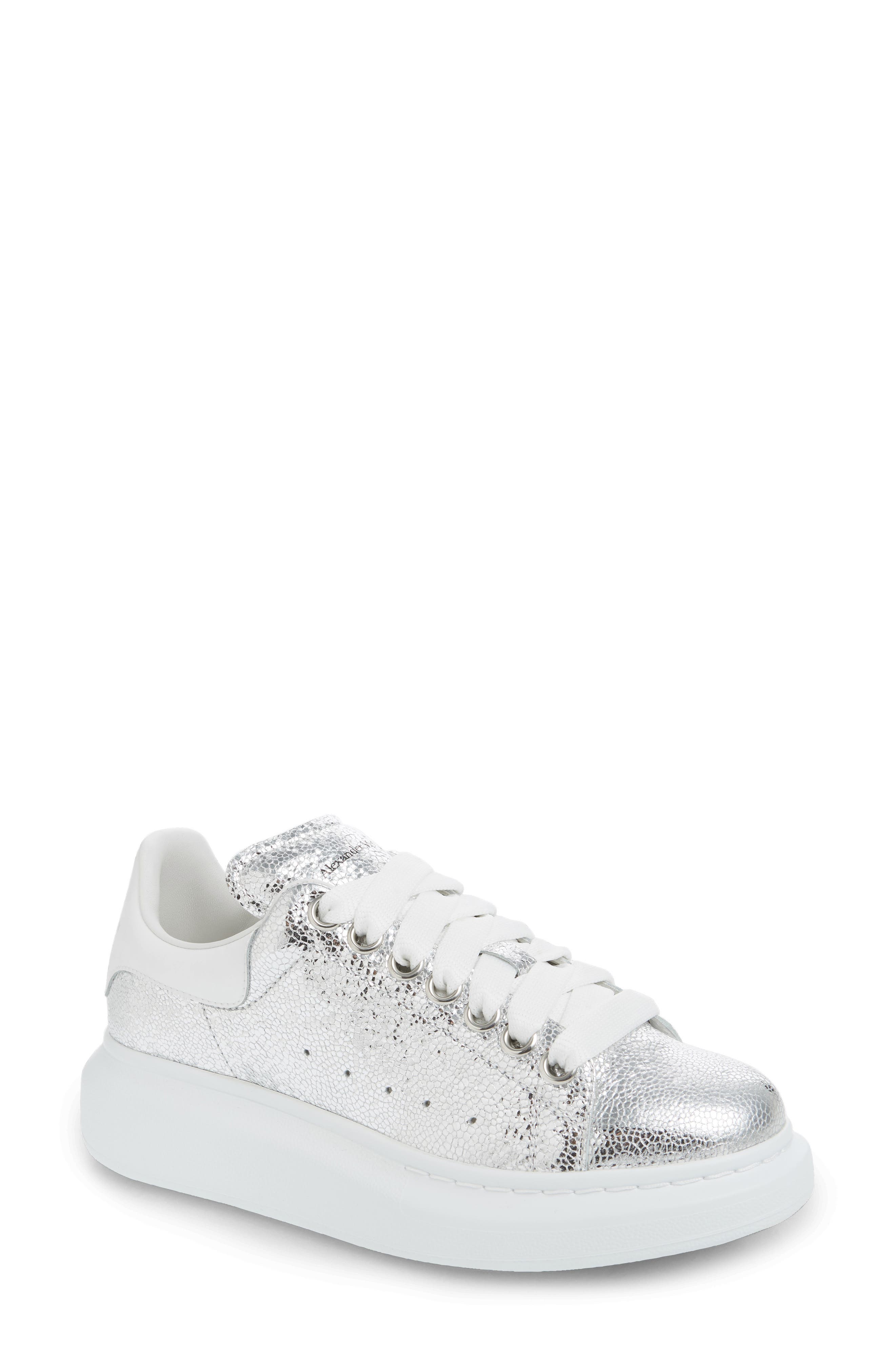 Alexander Mcqueen Sneaker, Metallic