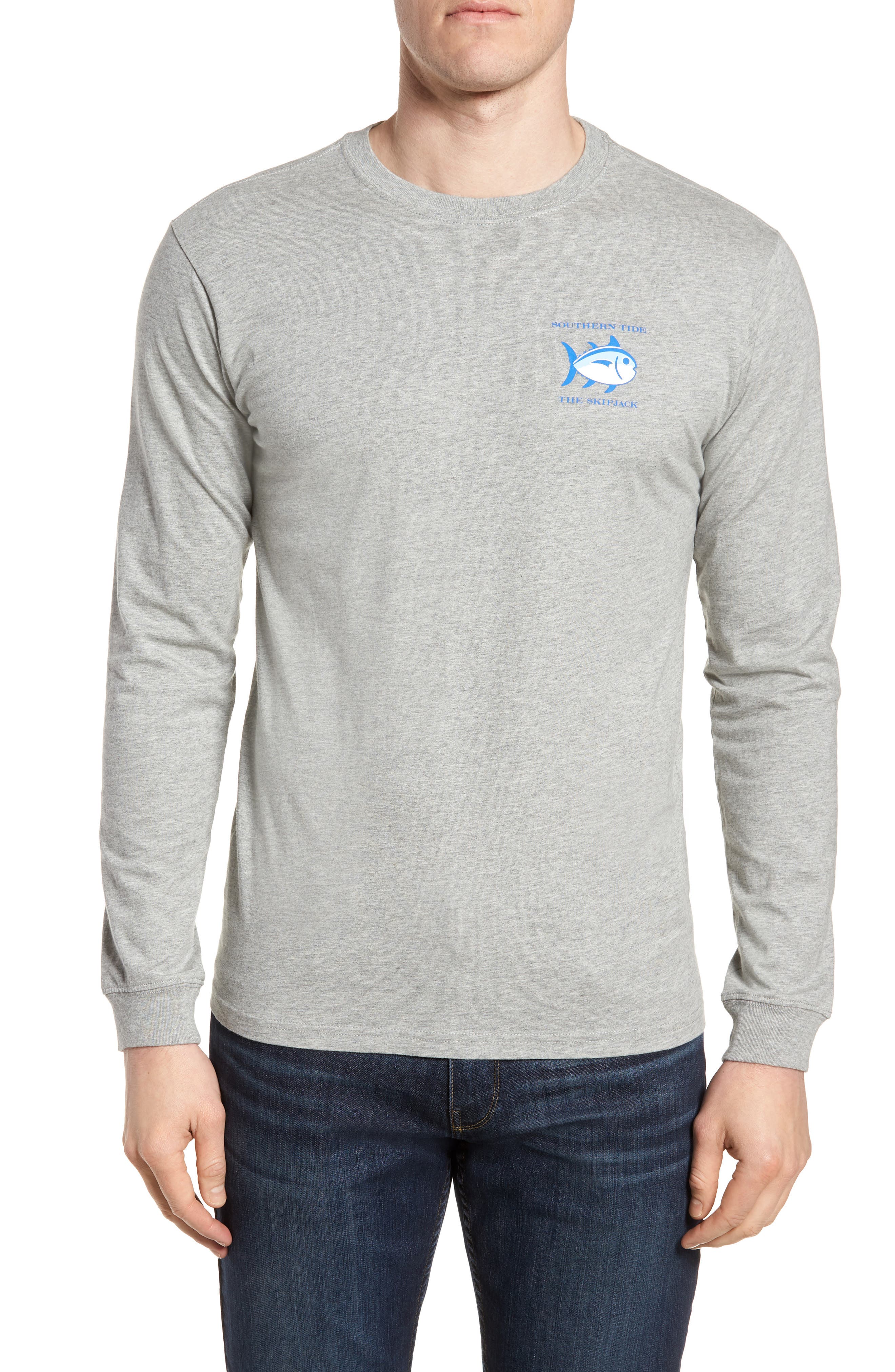 Southern Tide Original Skipjack T-Shirt, Grey