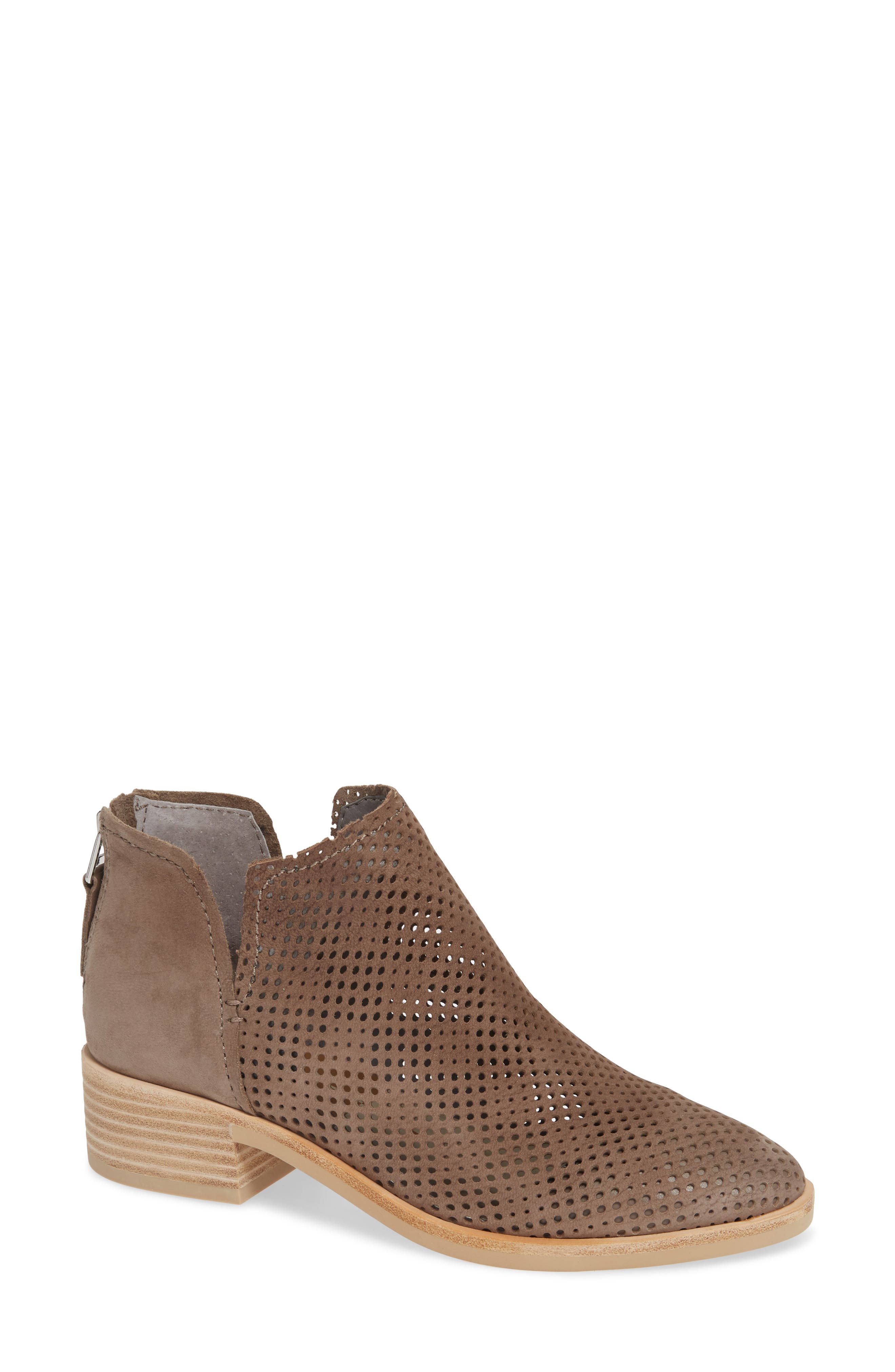 Dolce Vita Tauris Perforated Bootie- Grey