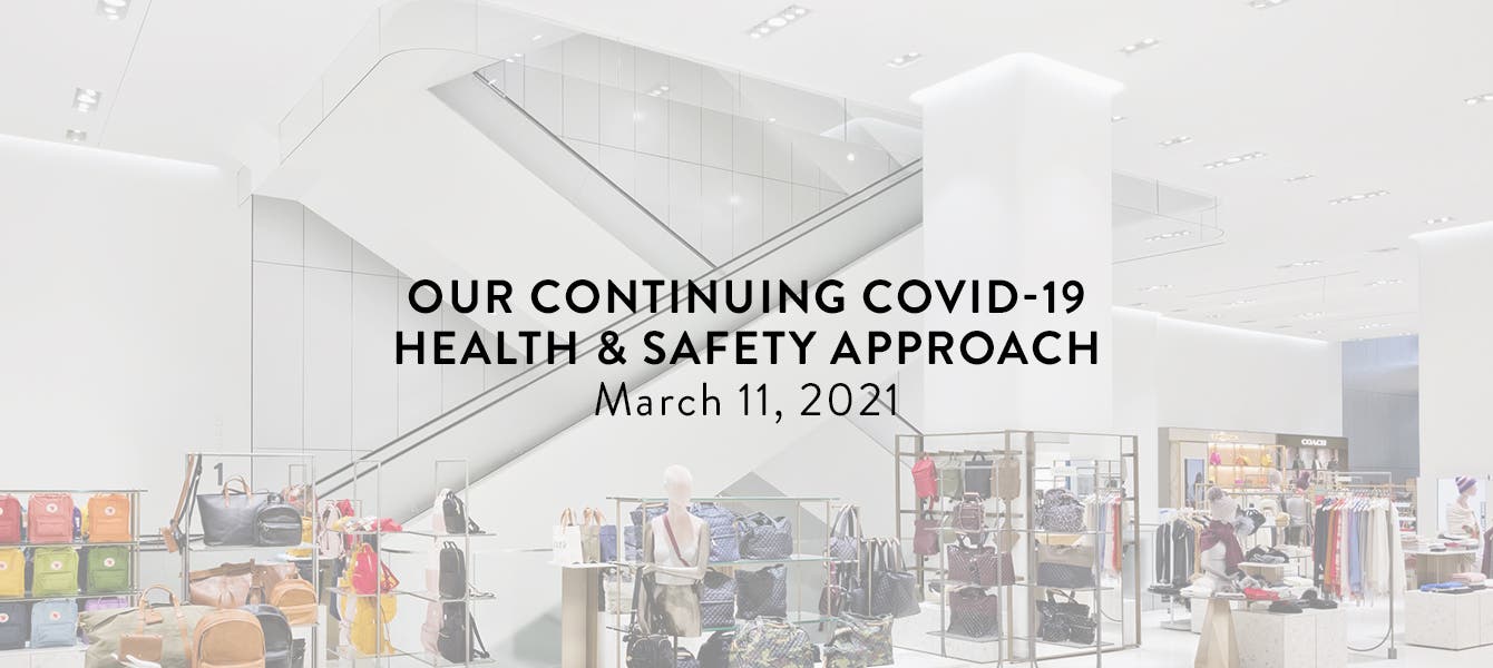 Our Continuing COVID-19 Health & Safety Approach