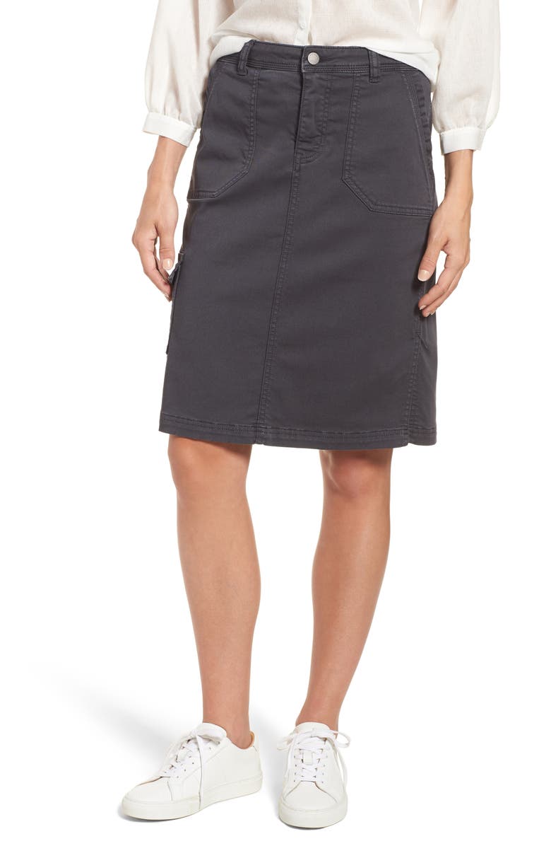 Caslon® Twill Utility Skirt (Regular & Petite) | Nordstrom