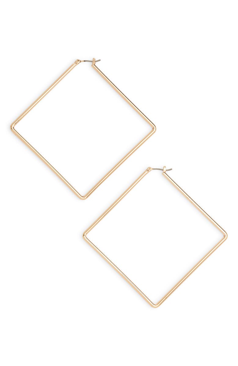 Uncommon James By Kristin Cavallari Boss Square Hoop Earrings Boss Square Hoop Earrings