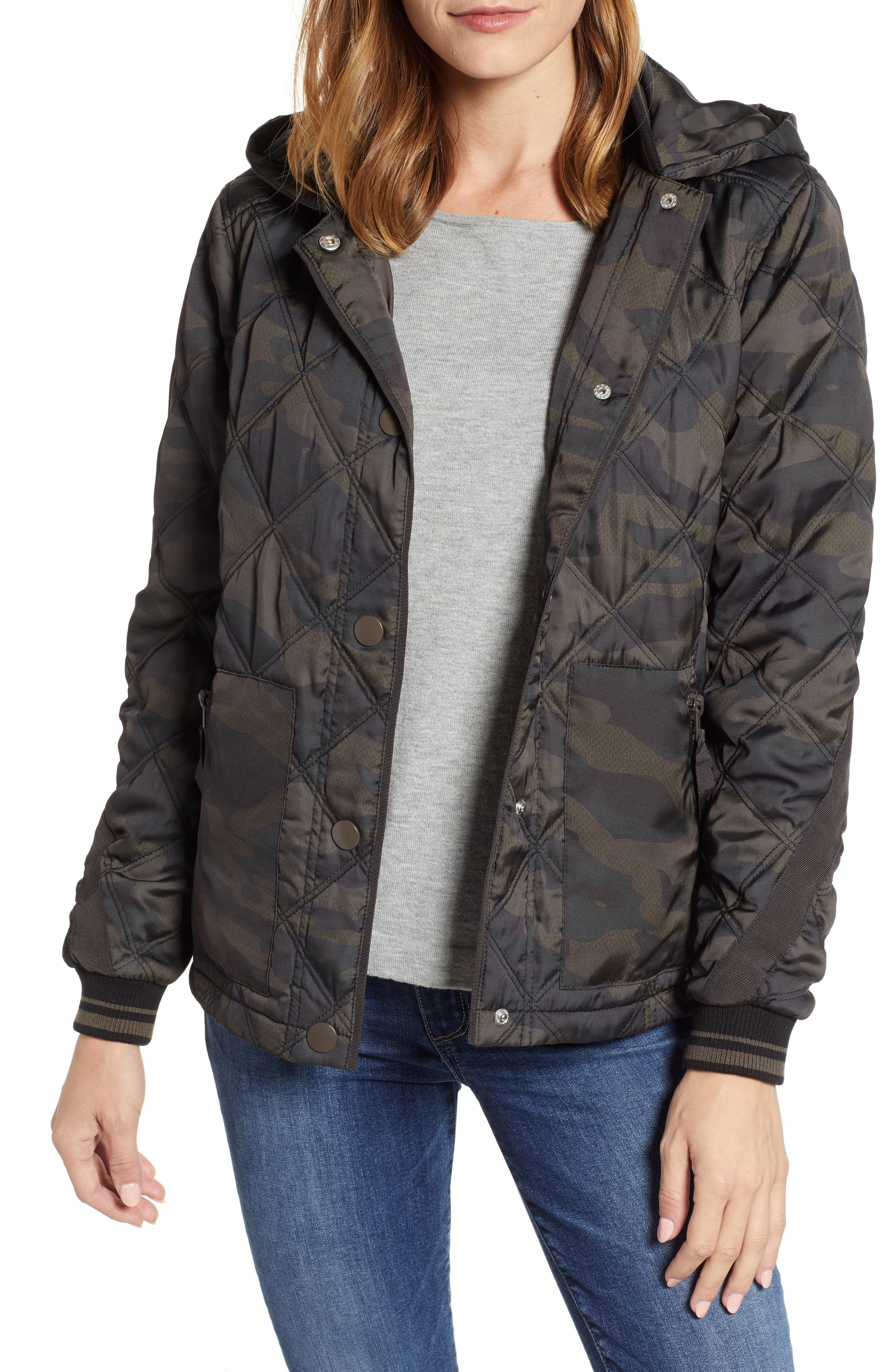 Wit & Wisdom Lightweight Quilted Jacket, Green