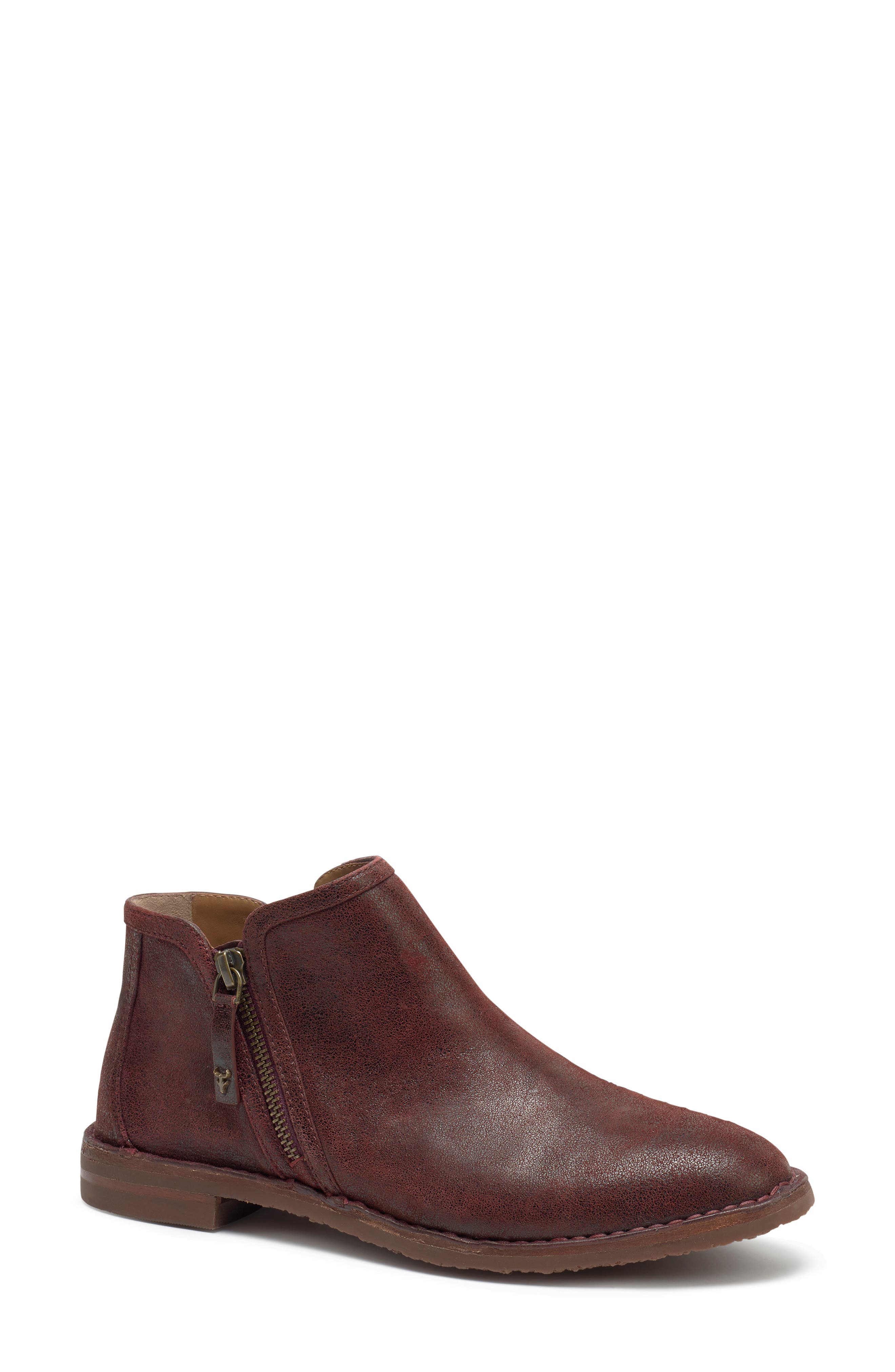 Trask Aubrey Bootie- Burgundy