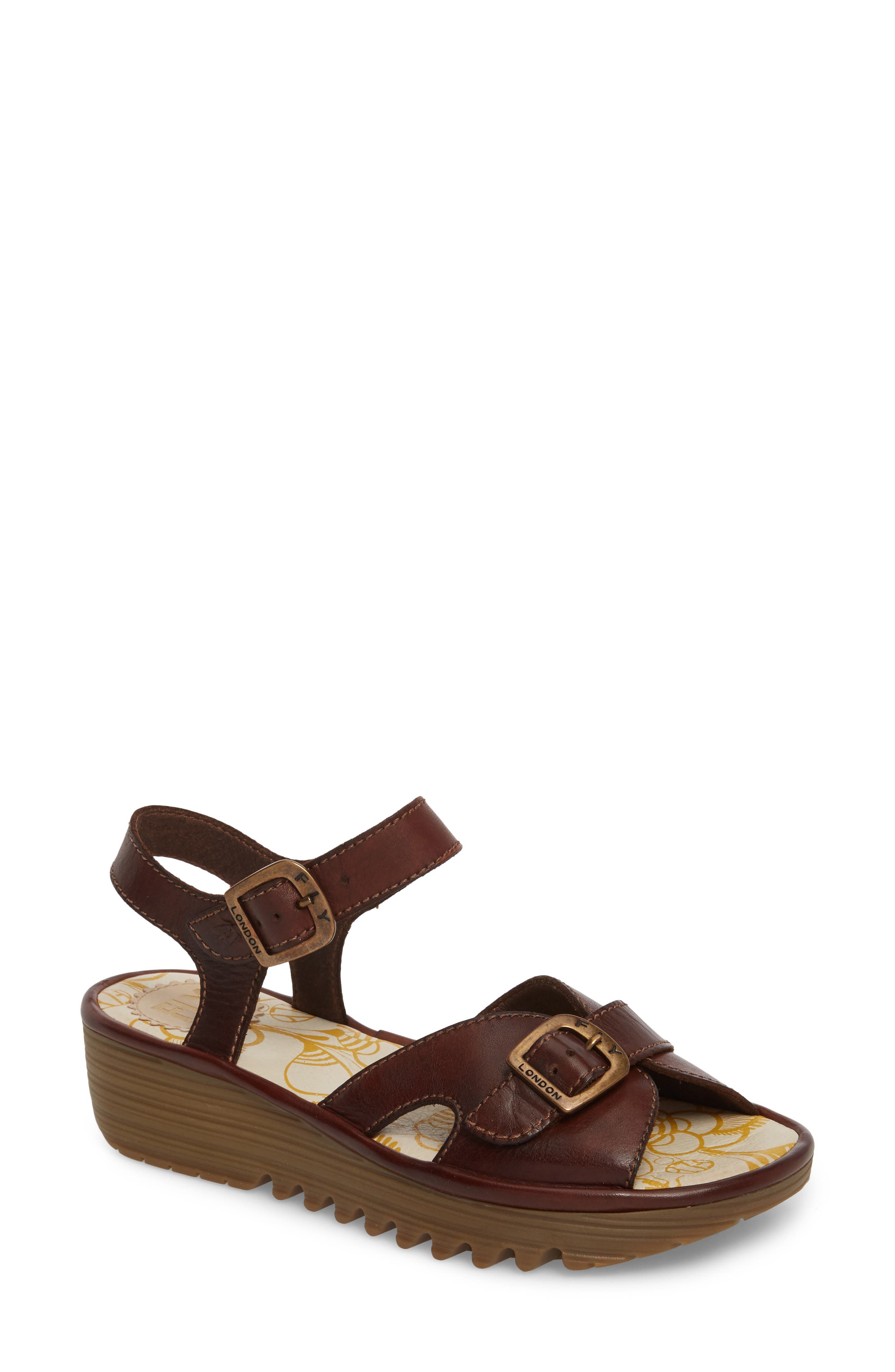 Fly London Egal Sandal - Brown