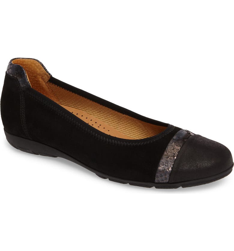 Gabor Cap Toe Ballet Flat (Women) | Nordstrom