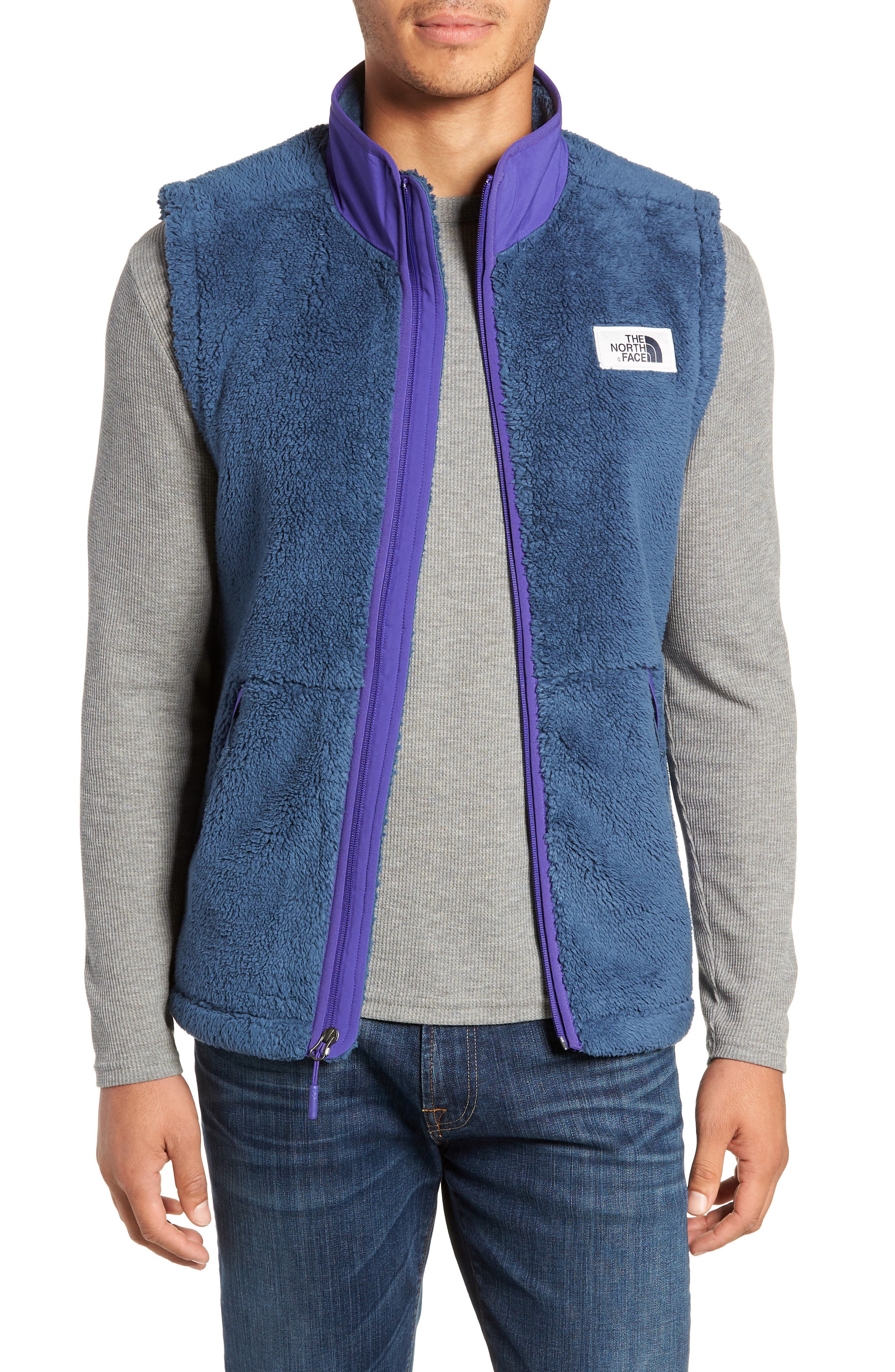 The North Face Campshire Fleece Vest, Blue