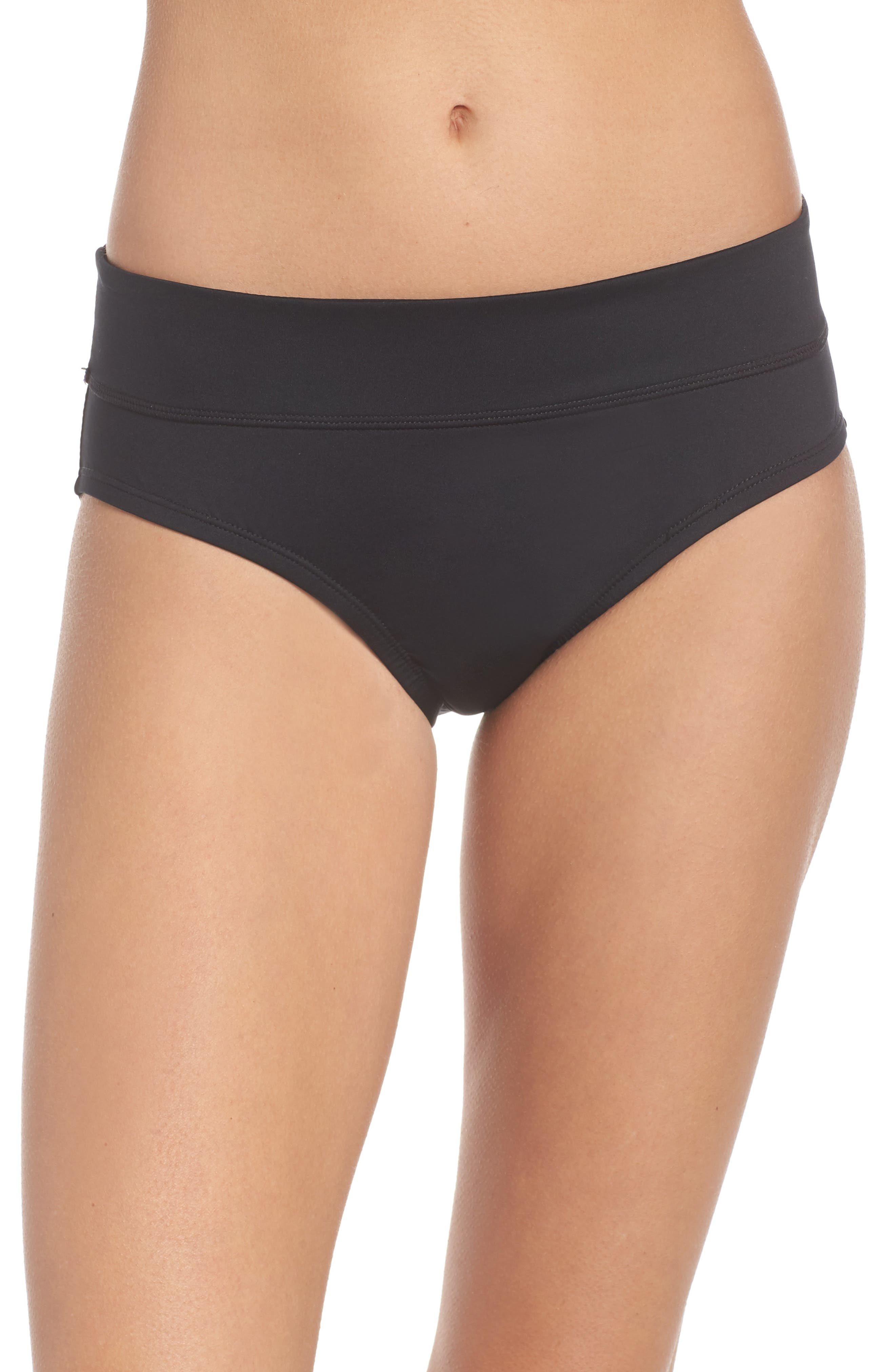 Nike Full Bikini Bottoms, Black