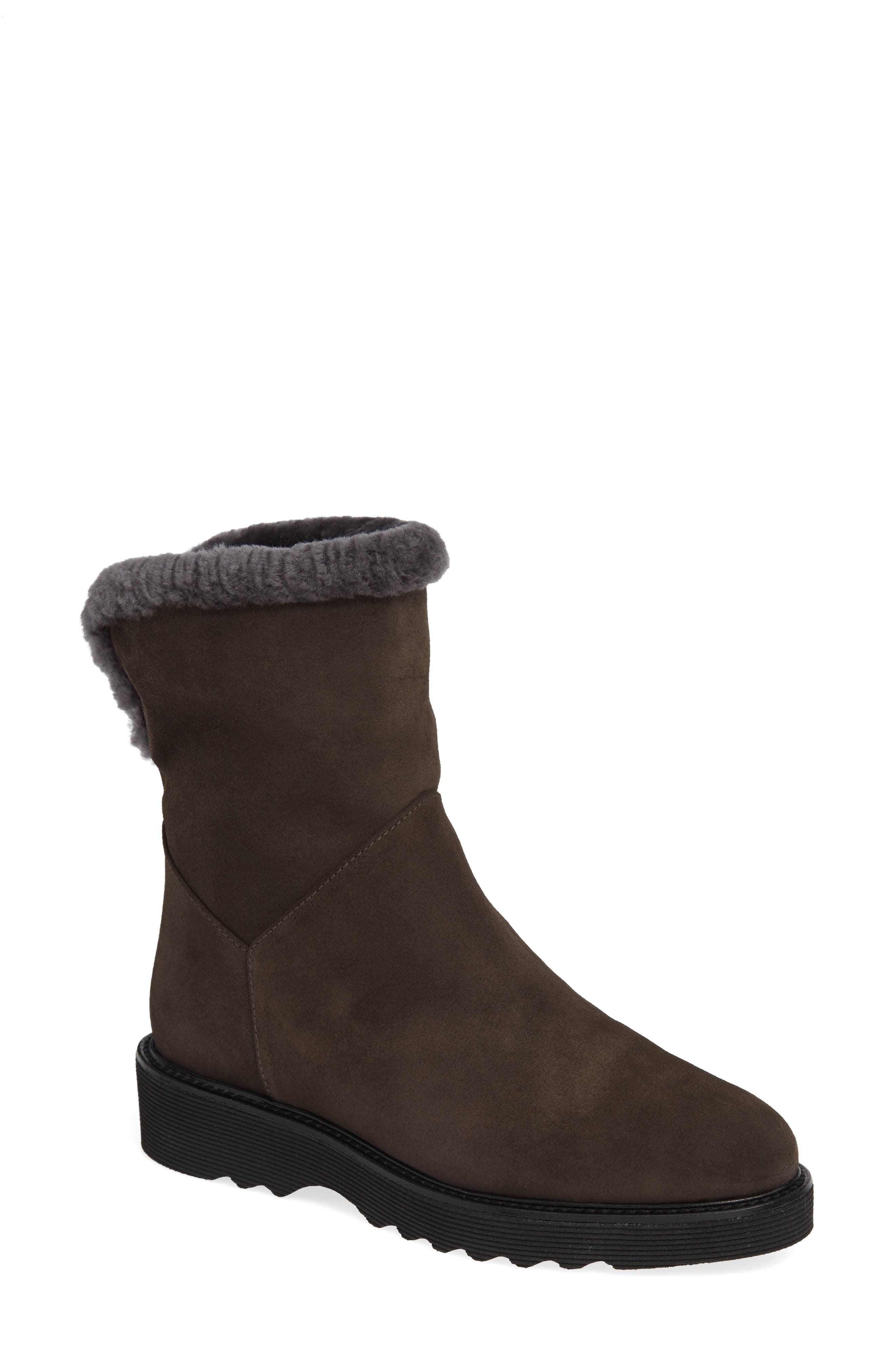 Aquatalia Kaitlyn Genuine Shearling Boot, Grey