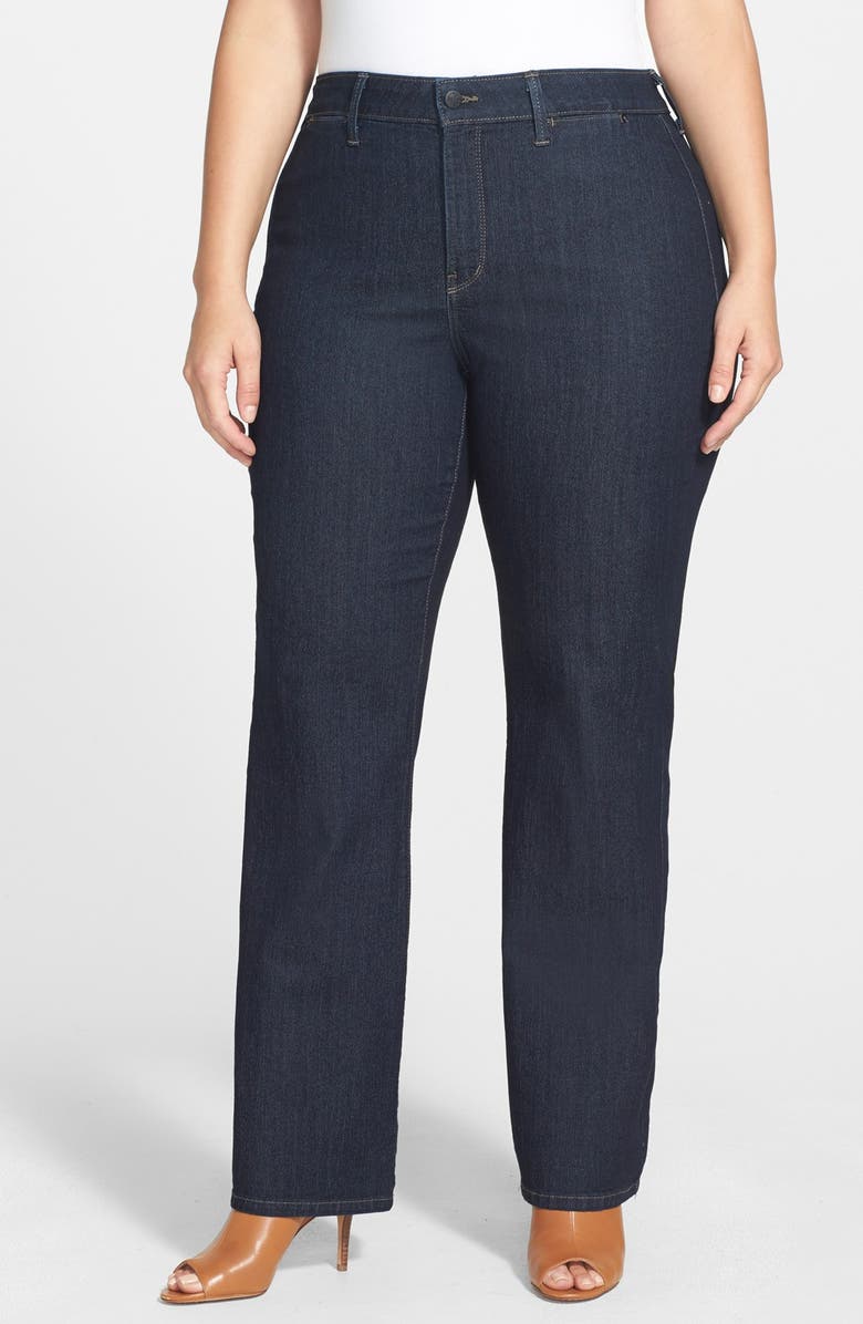 NYDJ 'Isabella' High Rise Stretch Trouser Jeans (Dark Enzyme) (Plus ...