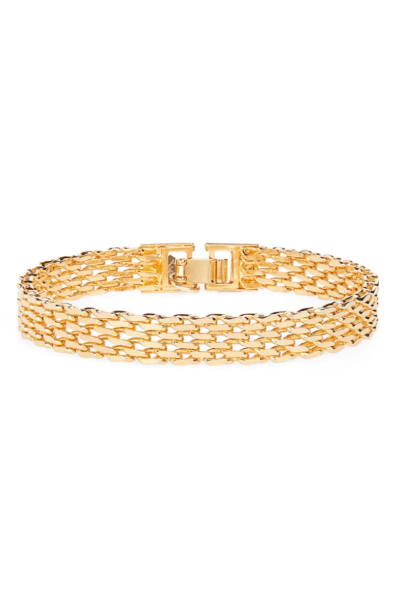 Cam Linked Bracelet In Gold Modesens Cam Linked Bracelet In Gold