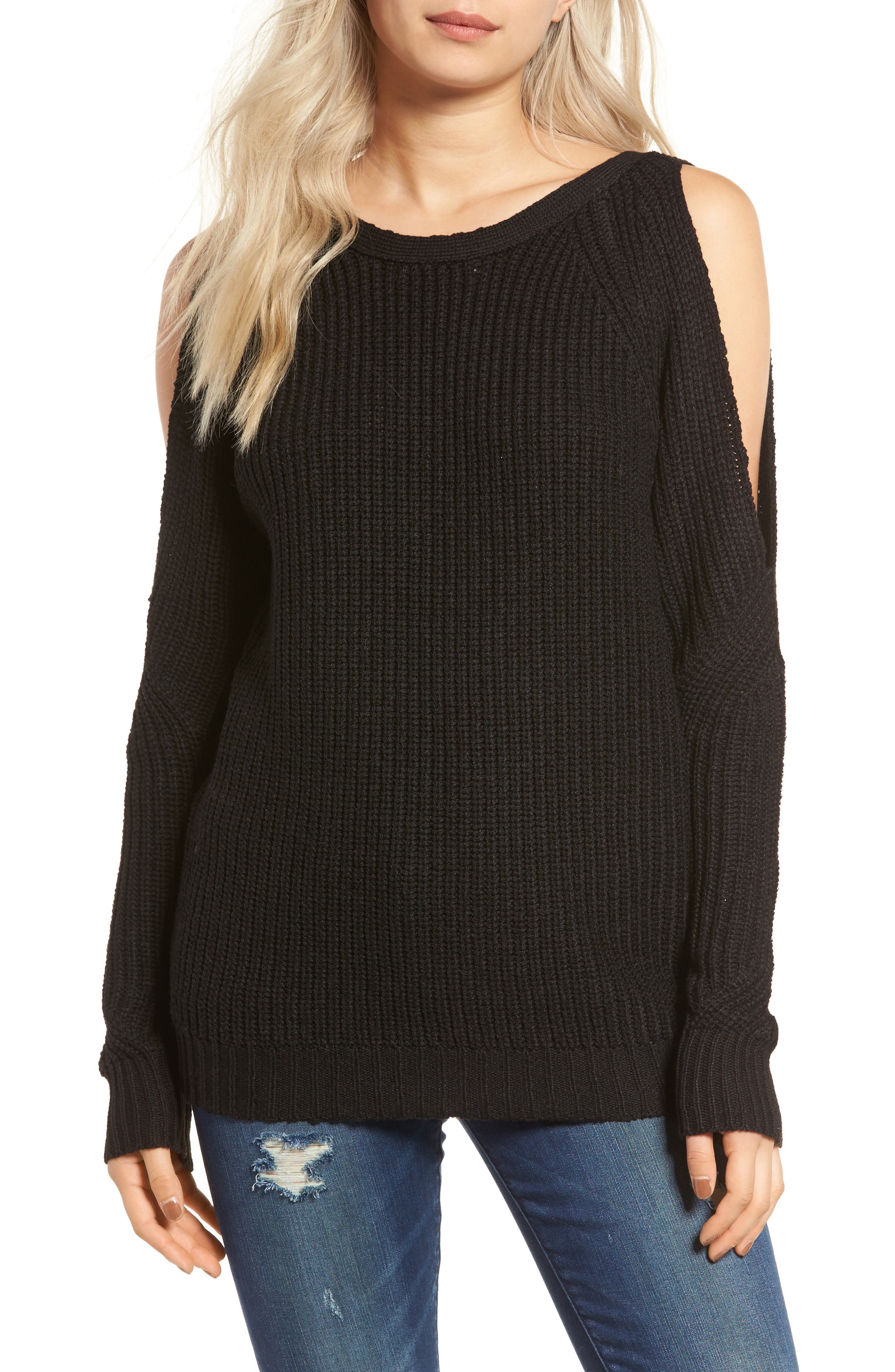 Glamorous Cold Shoulder Sweater Nordstrom
