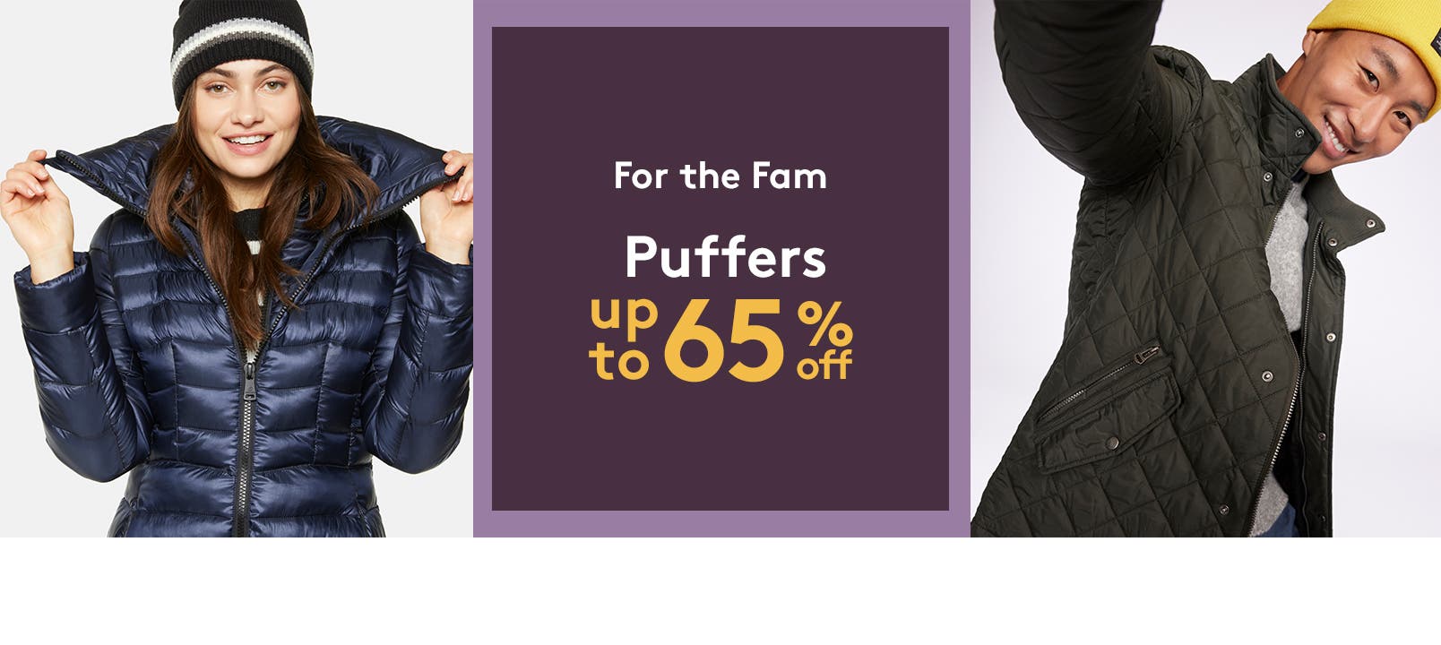 Puffers for the family.