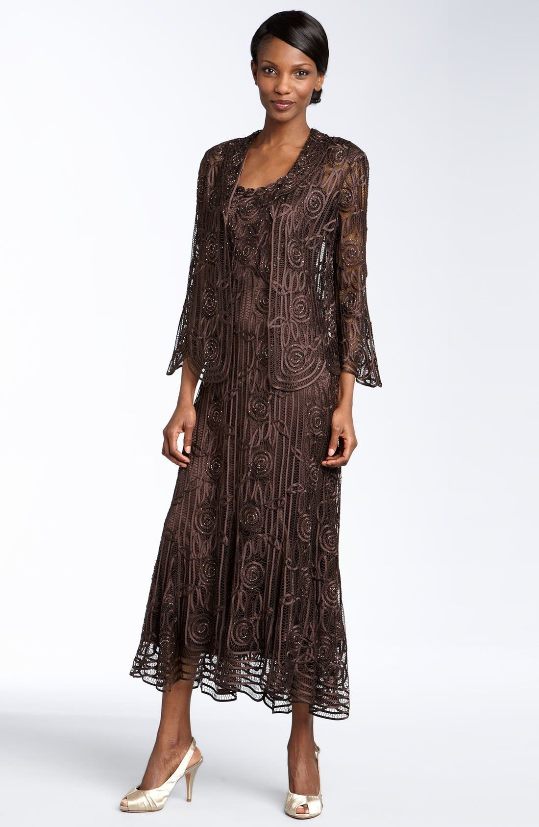 Soulmates Bead Crochet Dress & Jacket Nordstrom