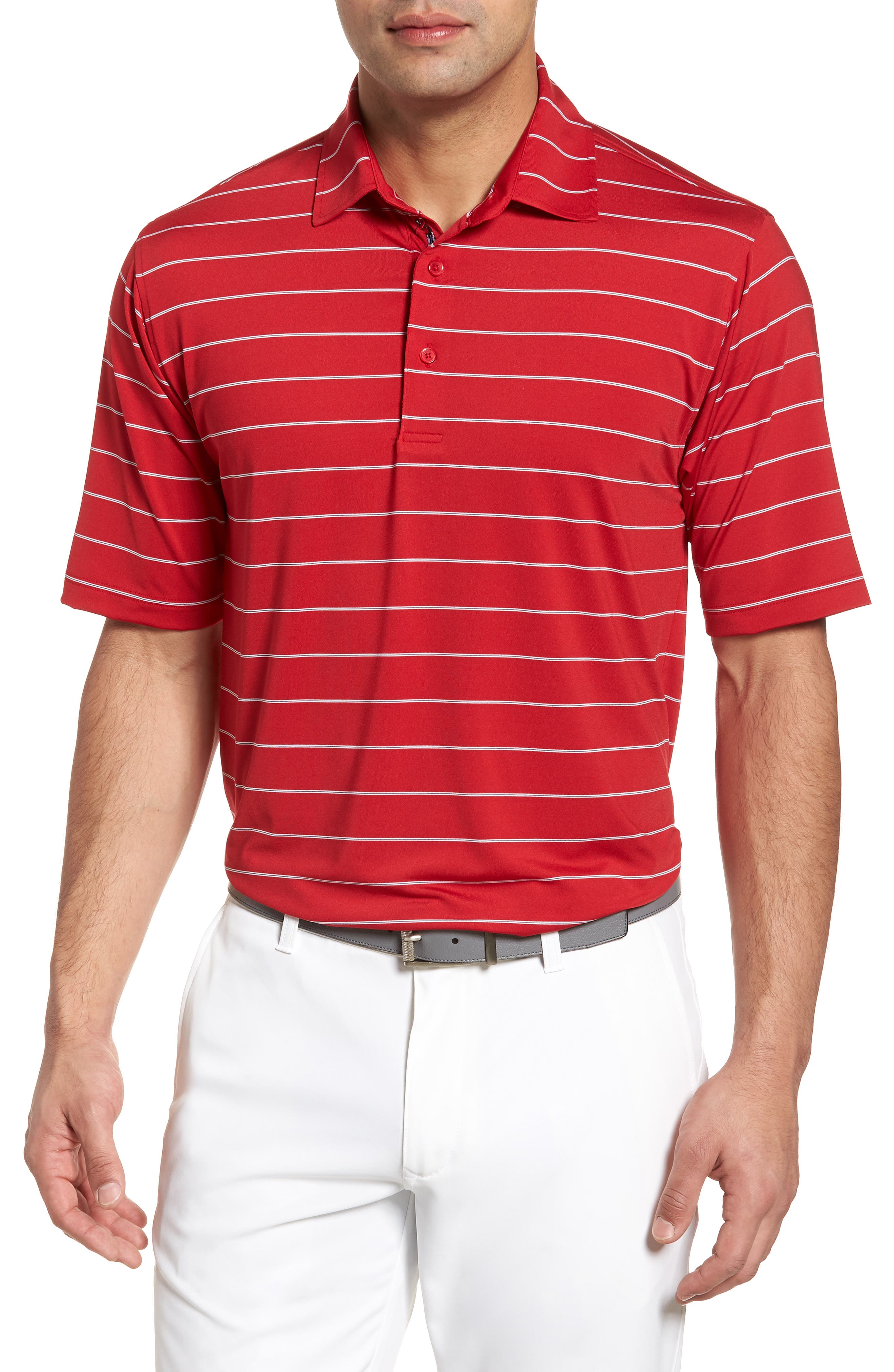 Bobby Jones Xh2O Momentum Stripe Jersey Polo, Purple