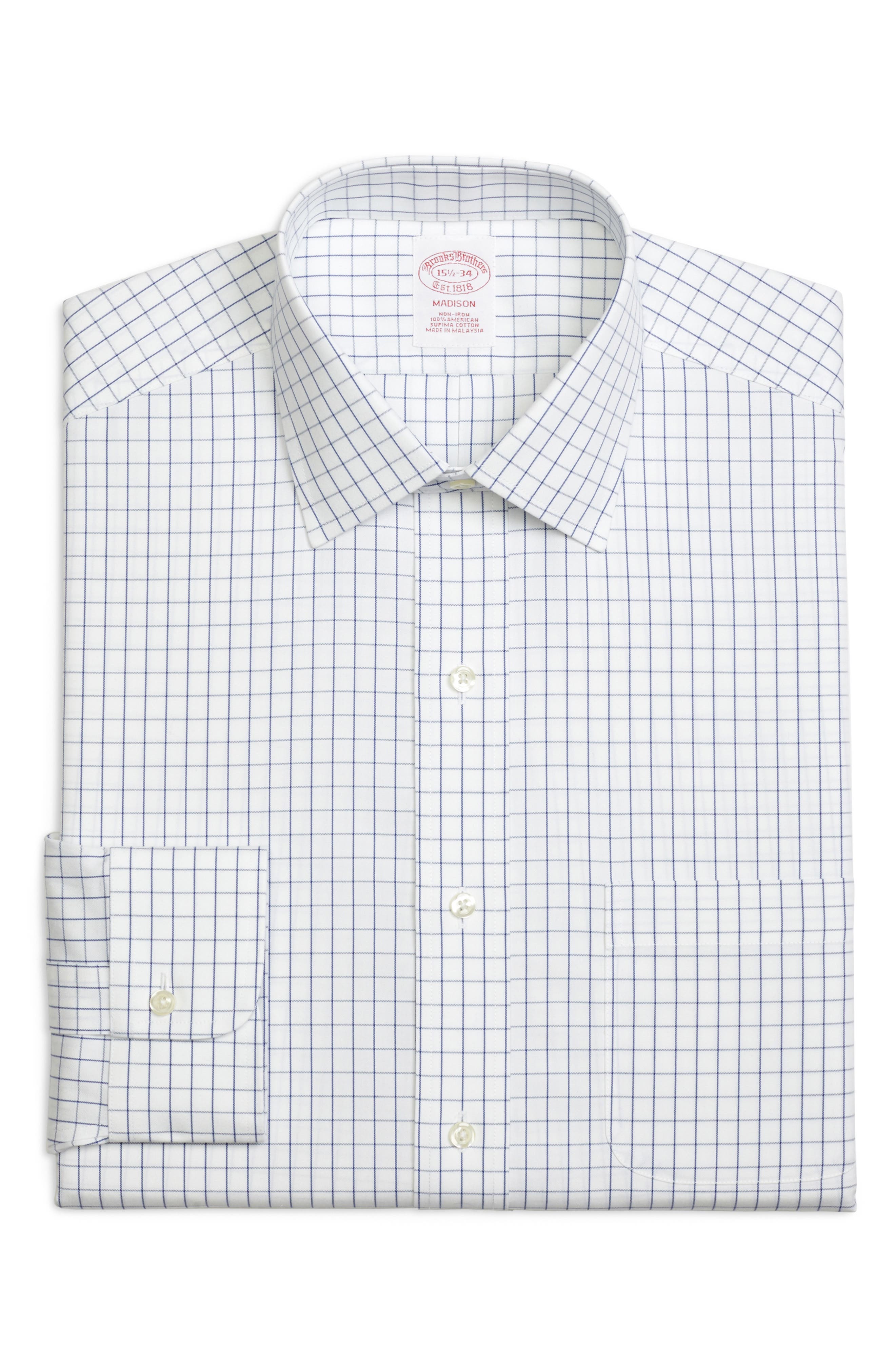 Brooks Brothers Classic Fit Check Dress Shirt (3 For $207)