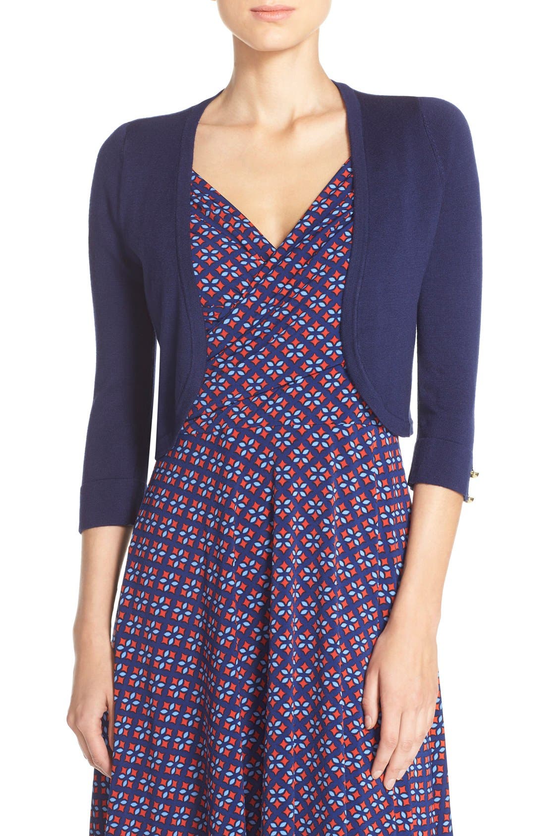 Leota Knit Cardigan, Blue
