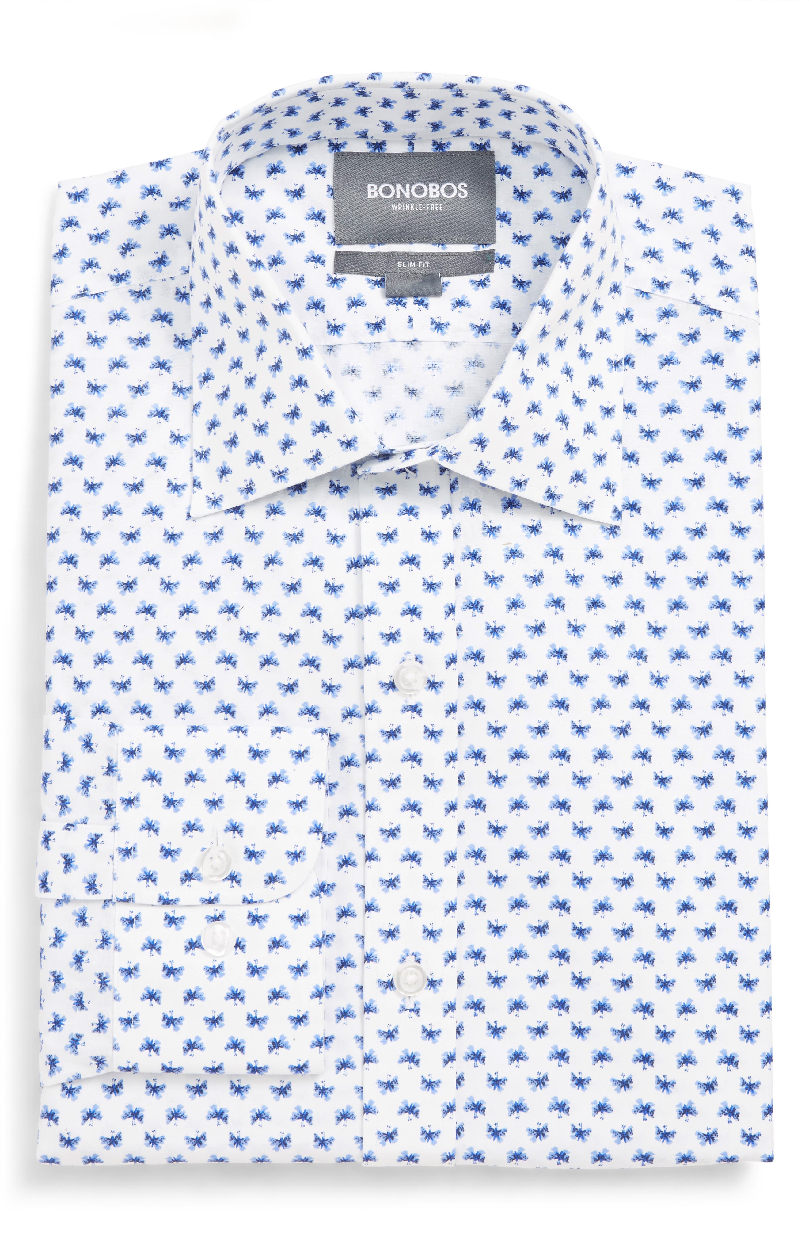 Bonobos Slim Fit Print Dress Shirt