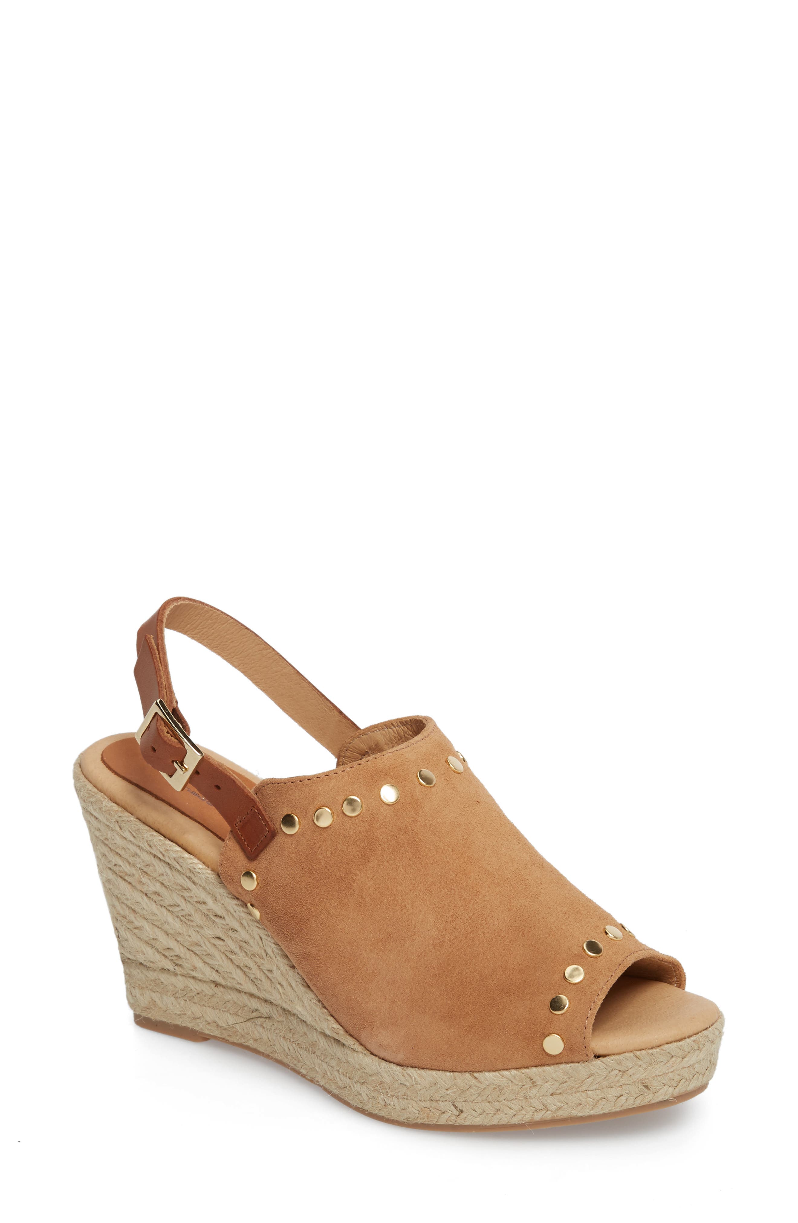 Patricia Green Rockstar Espadrille Wedge Sandal, Brown
