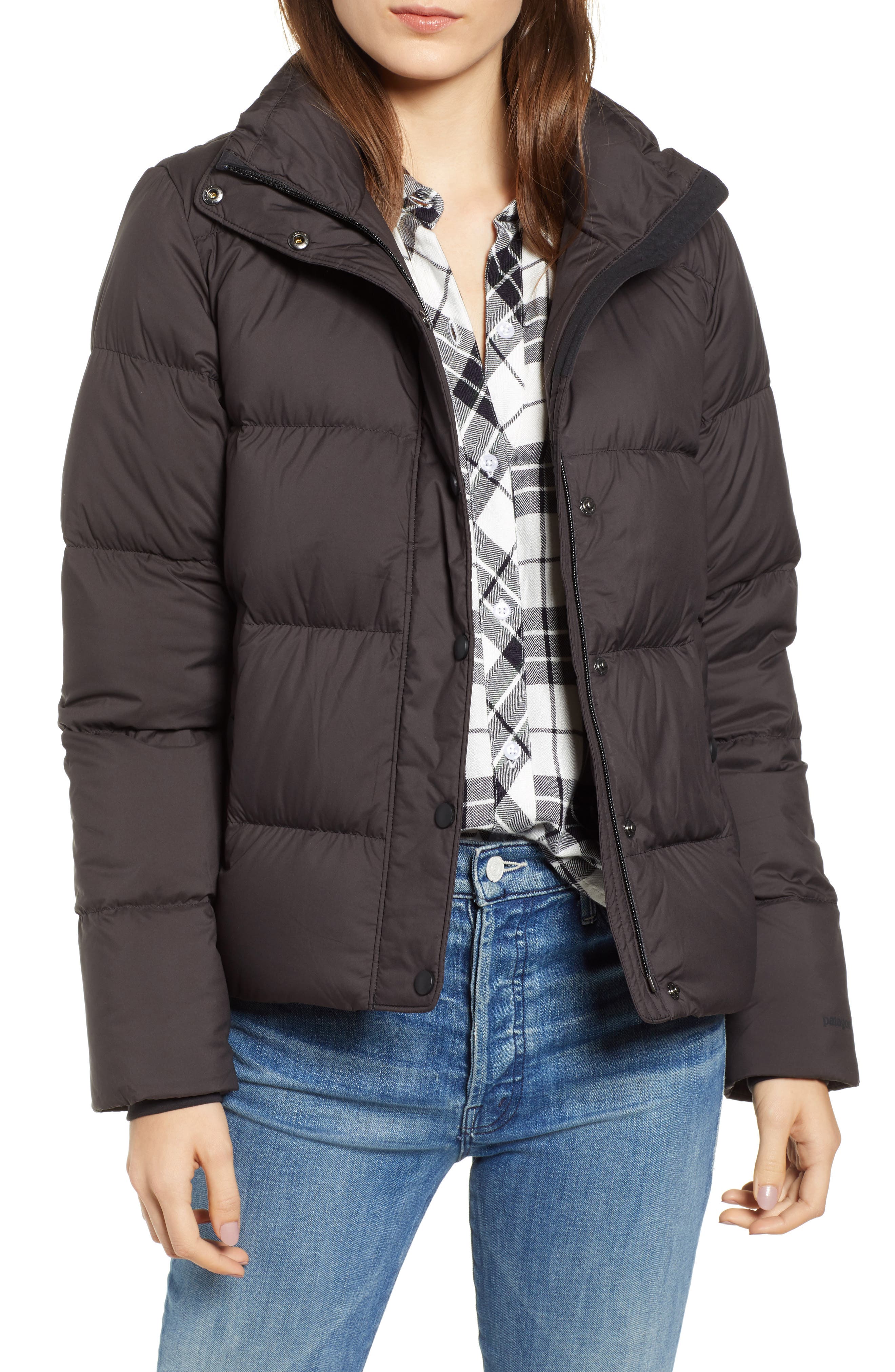 Patagonia Silent Water Repellent 700-Fill Power Down Insulated Jacket, Black