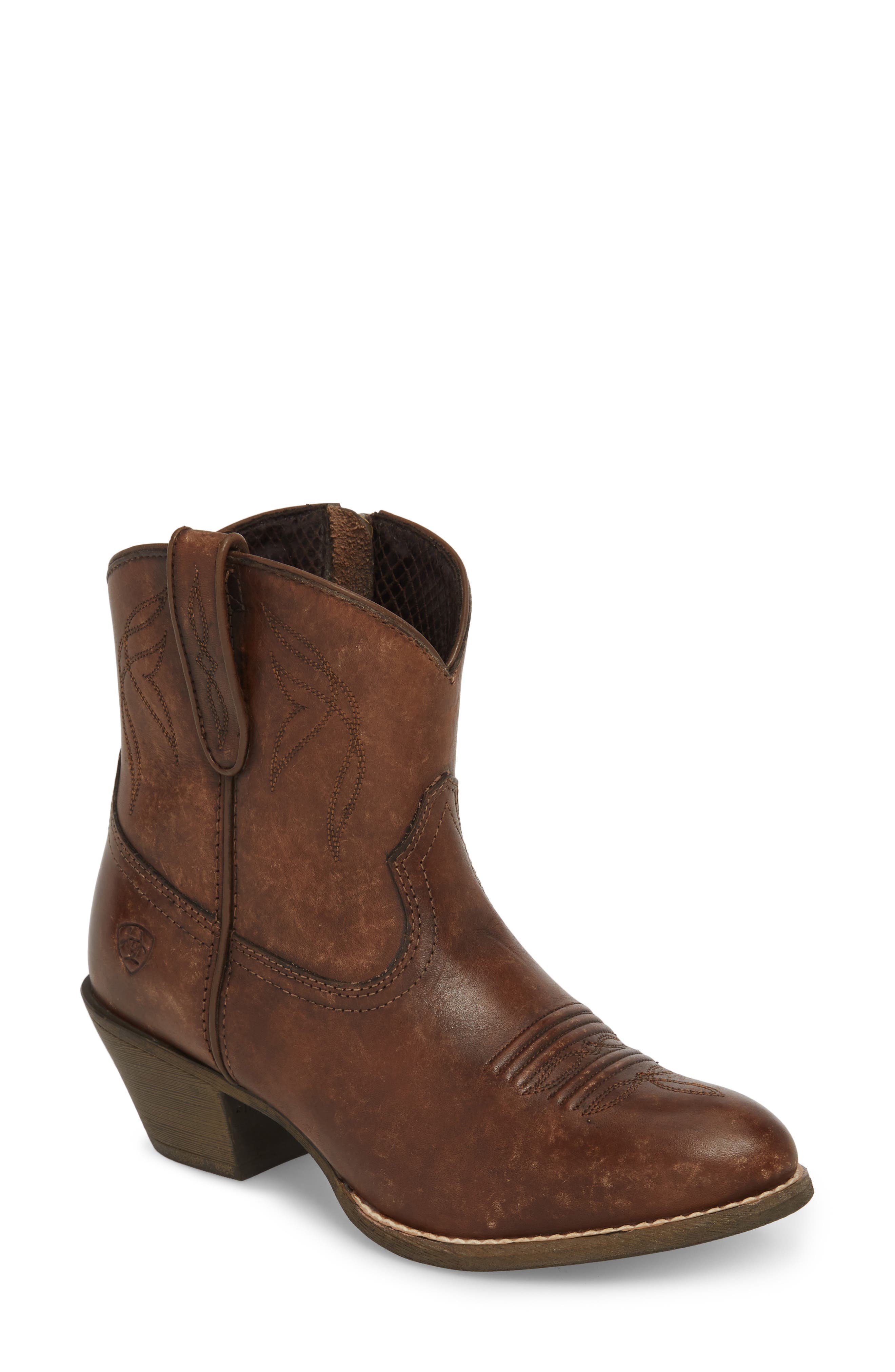 Ariat Darlin Short Western Boot, Brown
