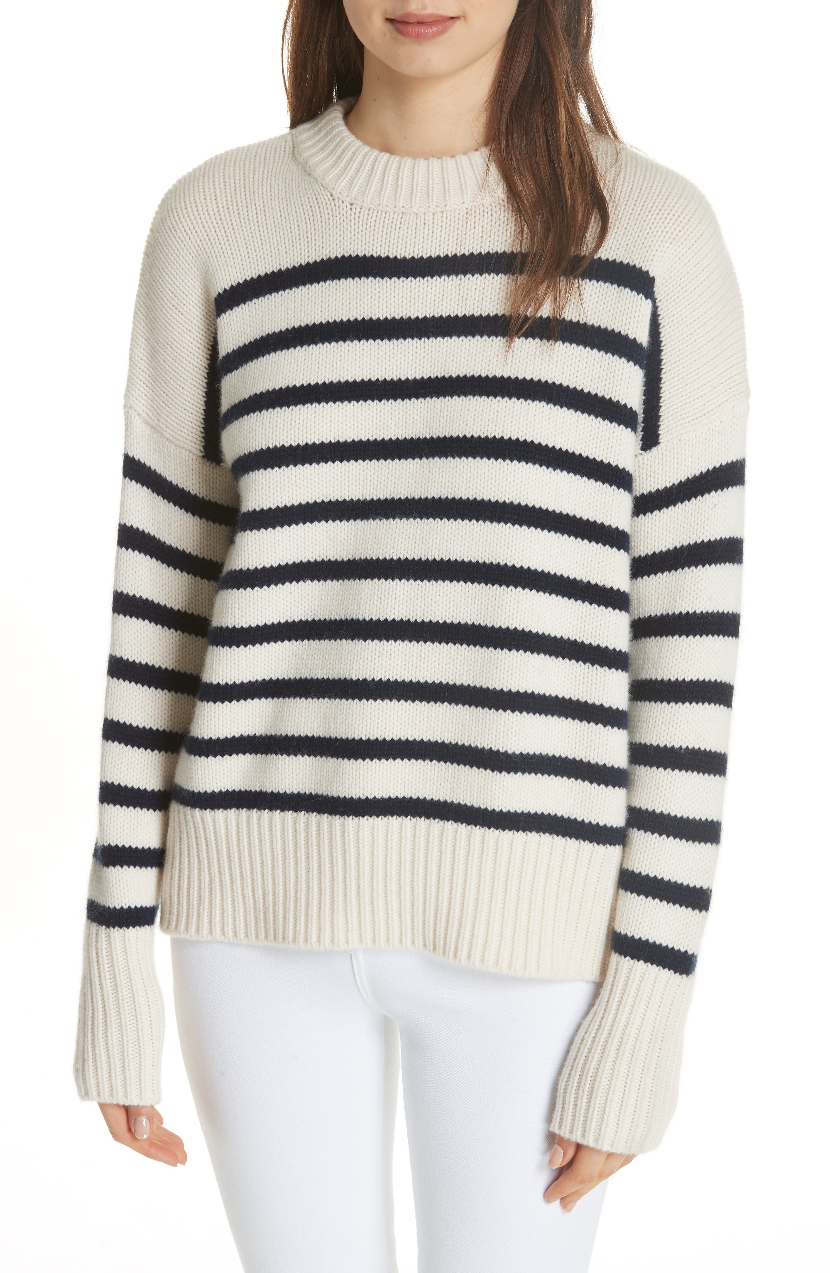 La Ligne Marin Wool & Cashmere Sweater, Ivory