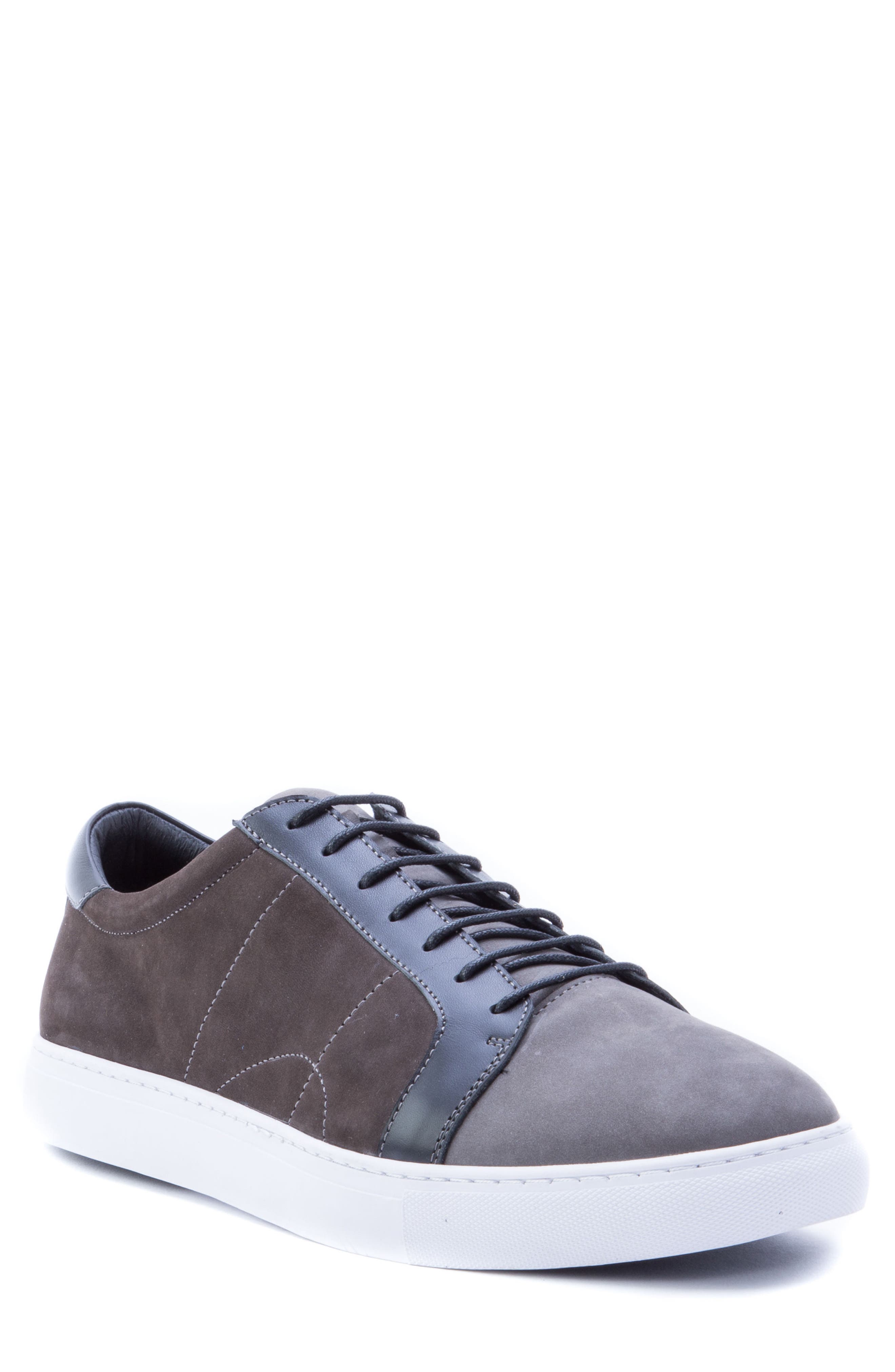 Robert Graham Gonzalo Low Top Sneaker- Grey
