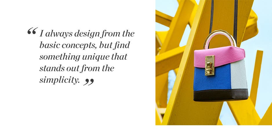 The VOLON designer handbags.