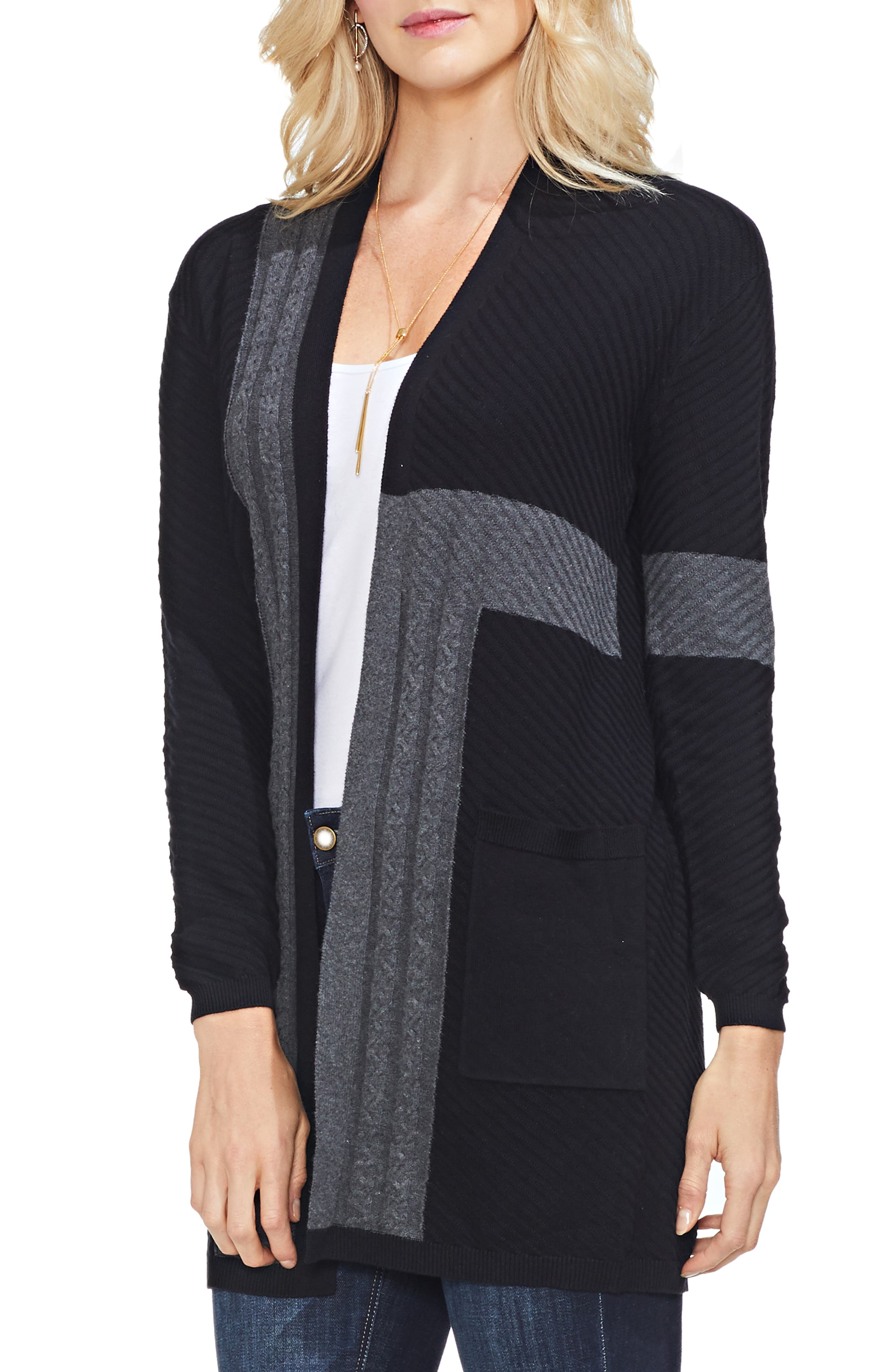 Vince Camuto Colorblock Cardigan