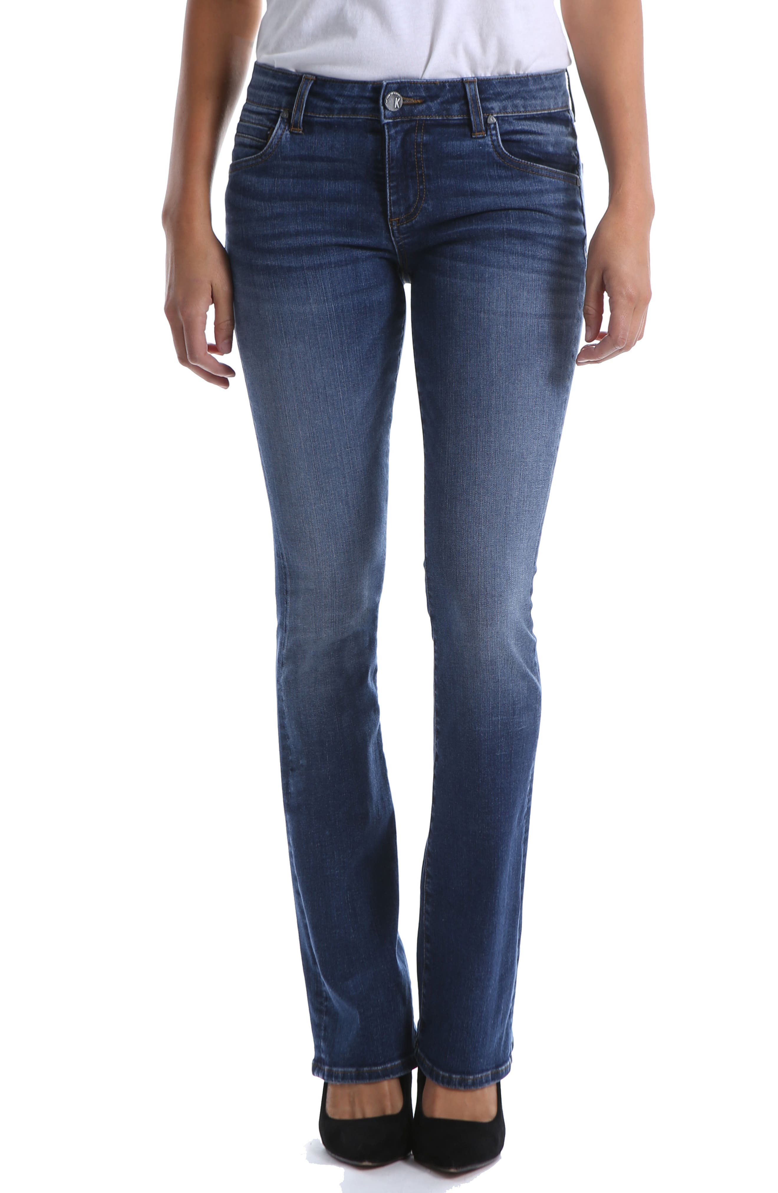 Kut From The Kloth Natalie Bootleg Jeans, Blue