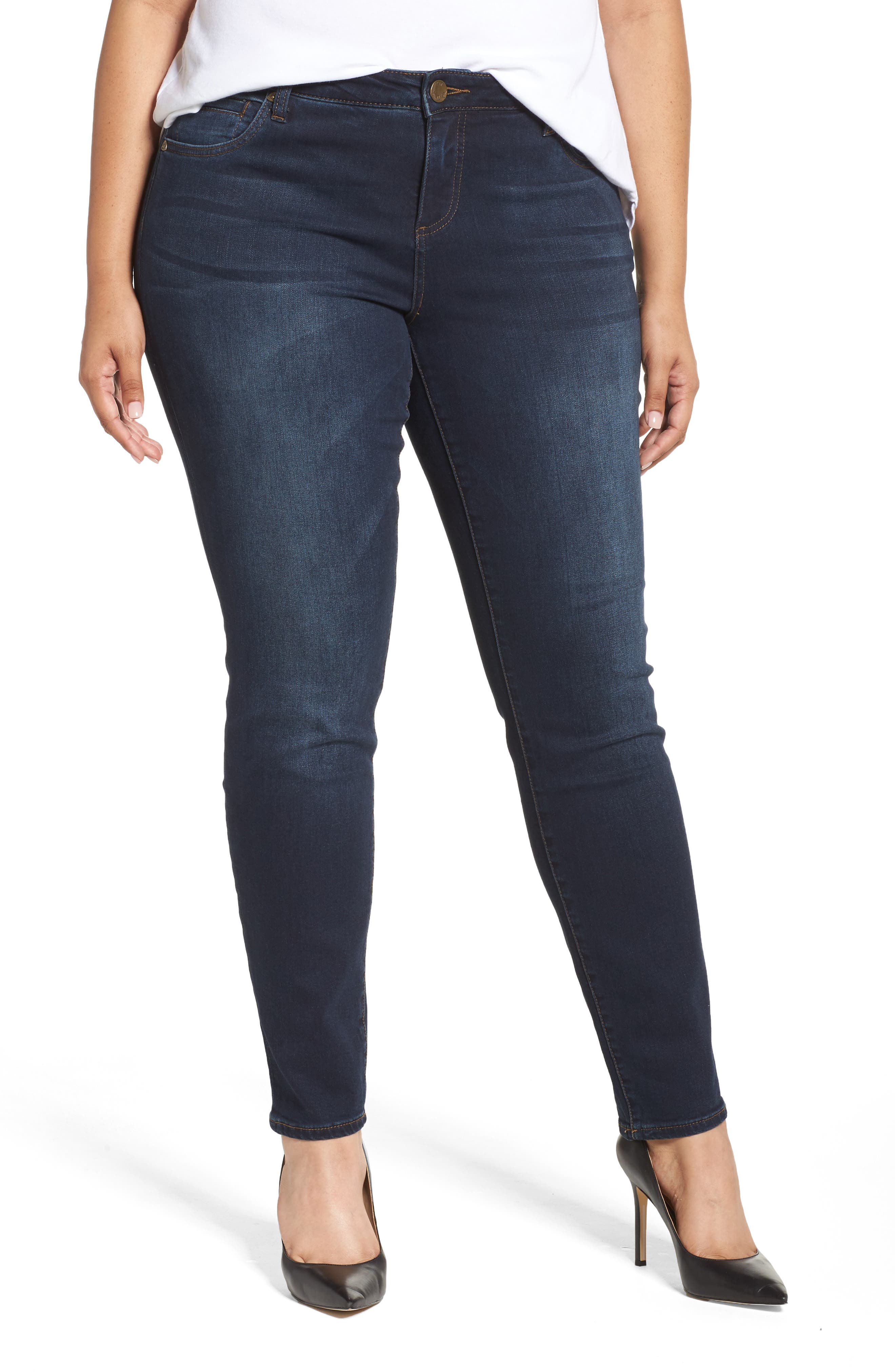 Plus Size Kut From The Kloth Diana Skinny Jeans, Blue