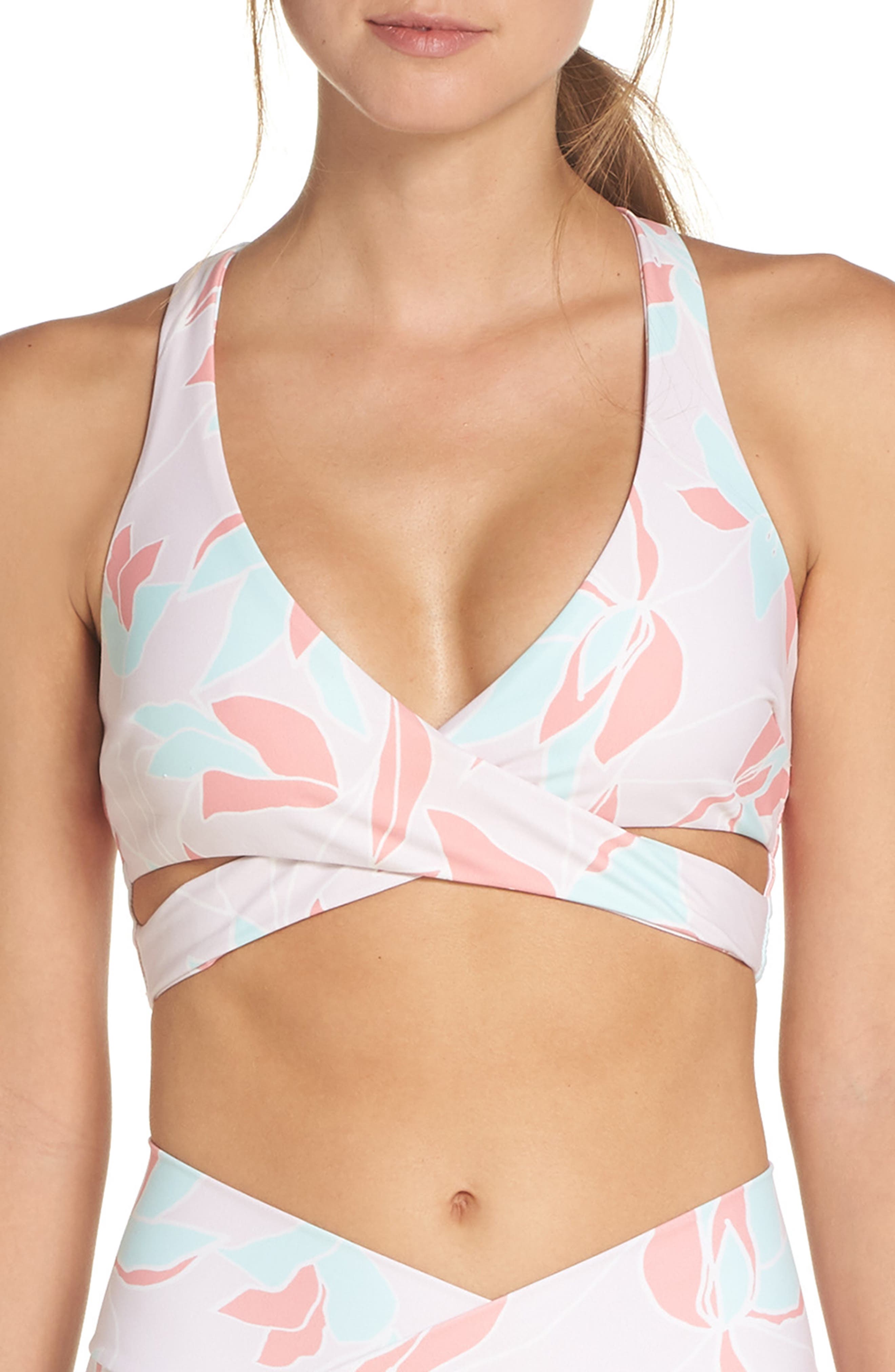 Beach Riot Knox Sports Bra, Pink