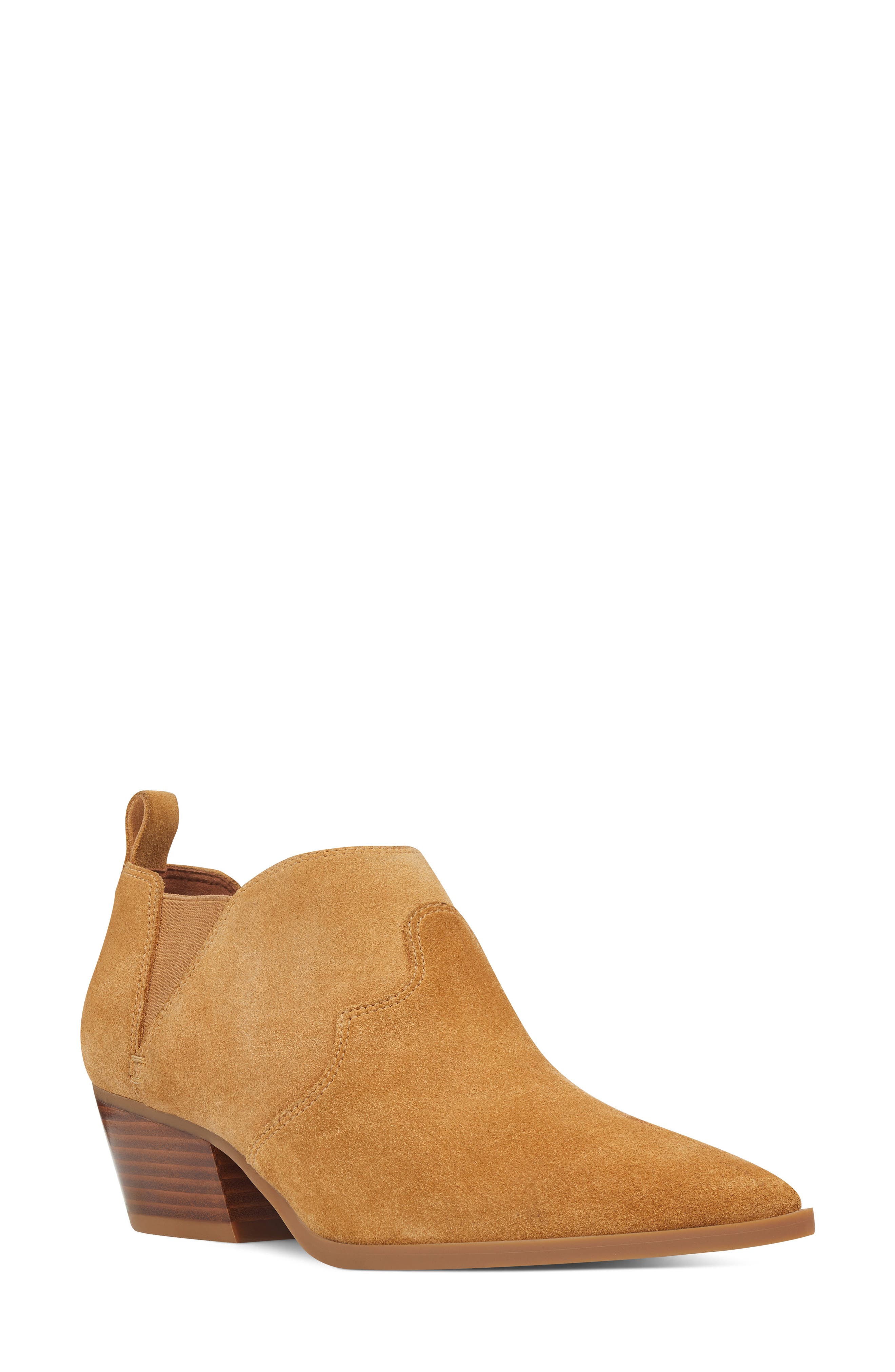 Nine West Cahluz Western Chelsea Bootie, Brown