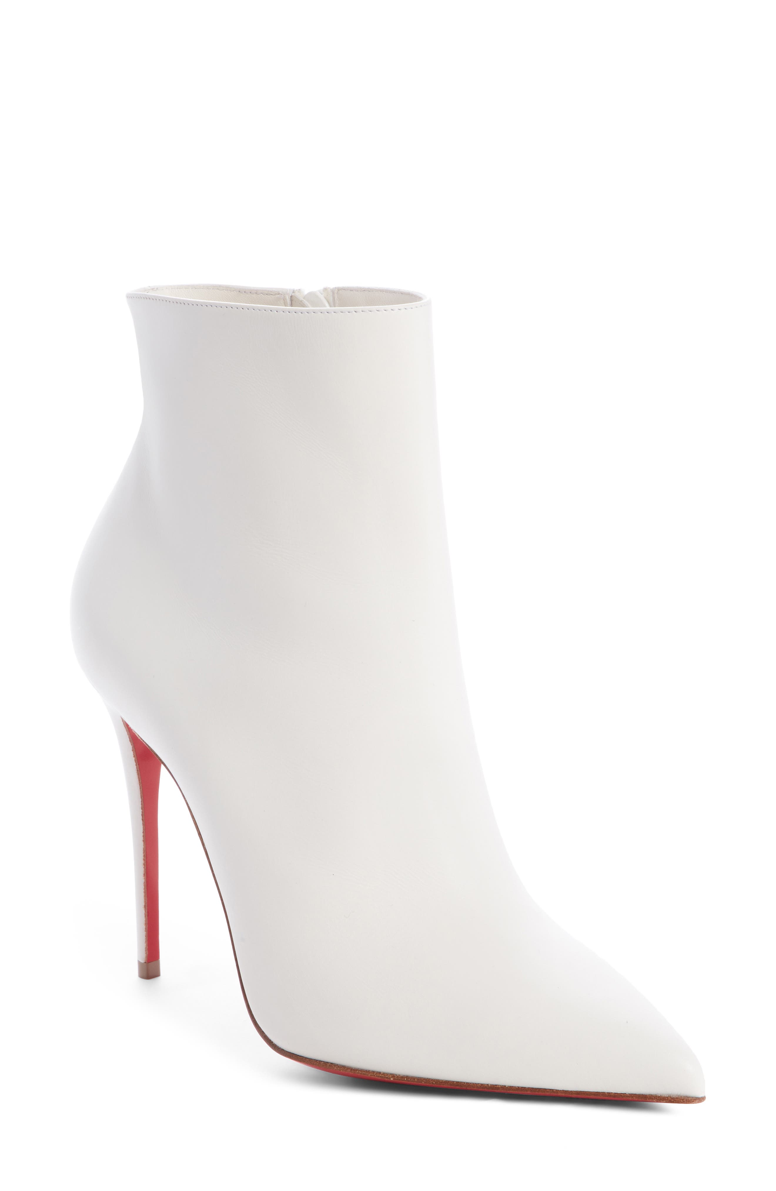 Christian Louboutin So Kate Pointy Toe Bootie - White
