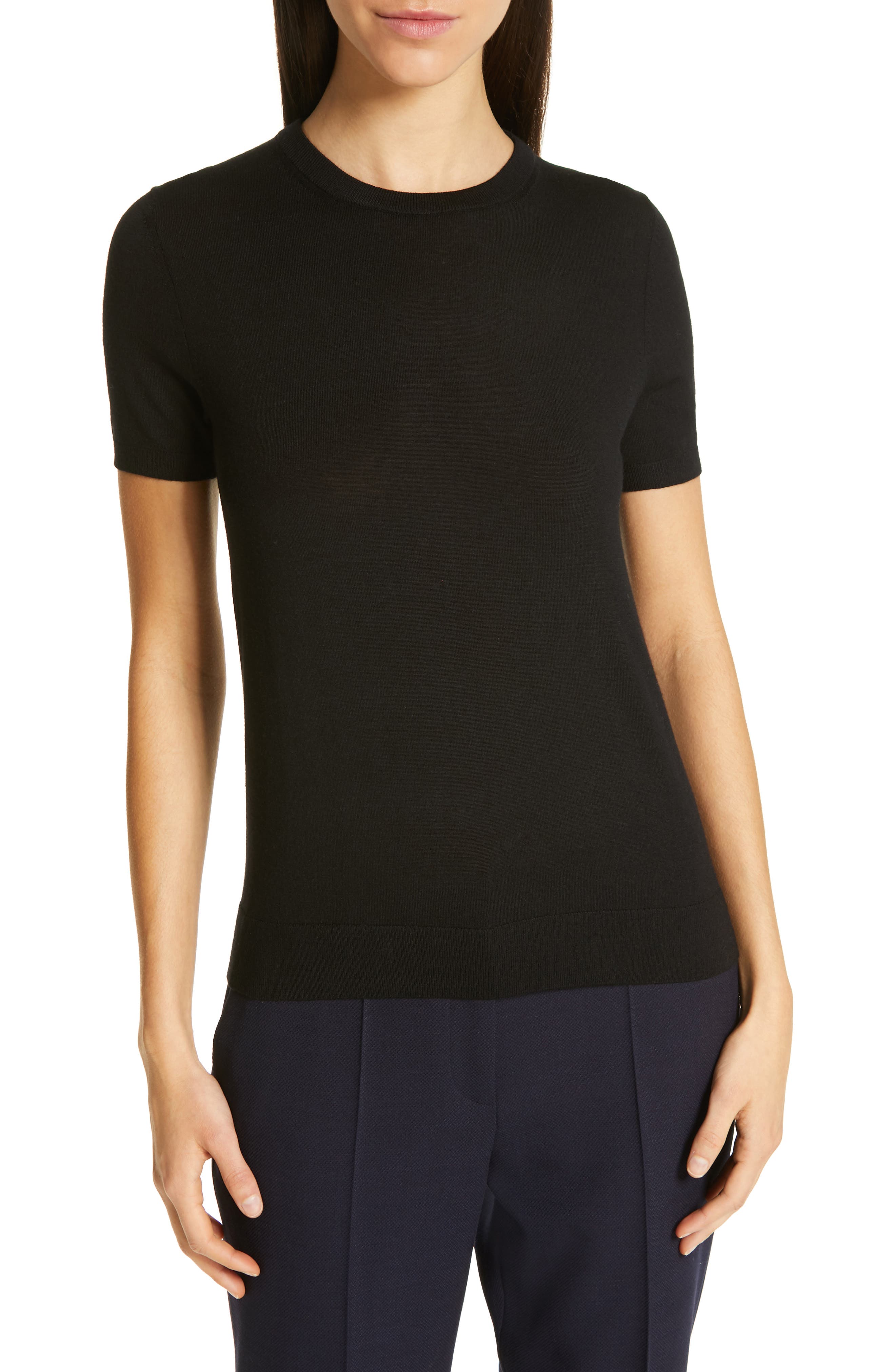 Boss Falyssa Merino Wool Knit Sweater, Black