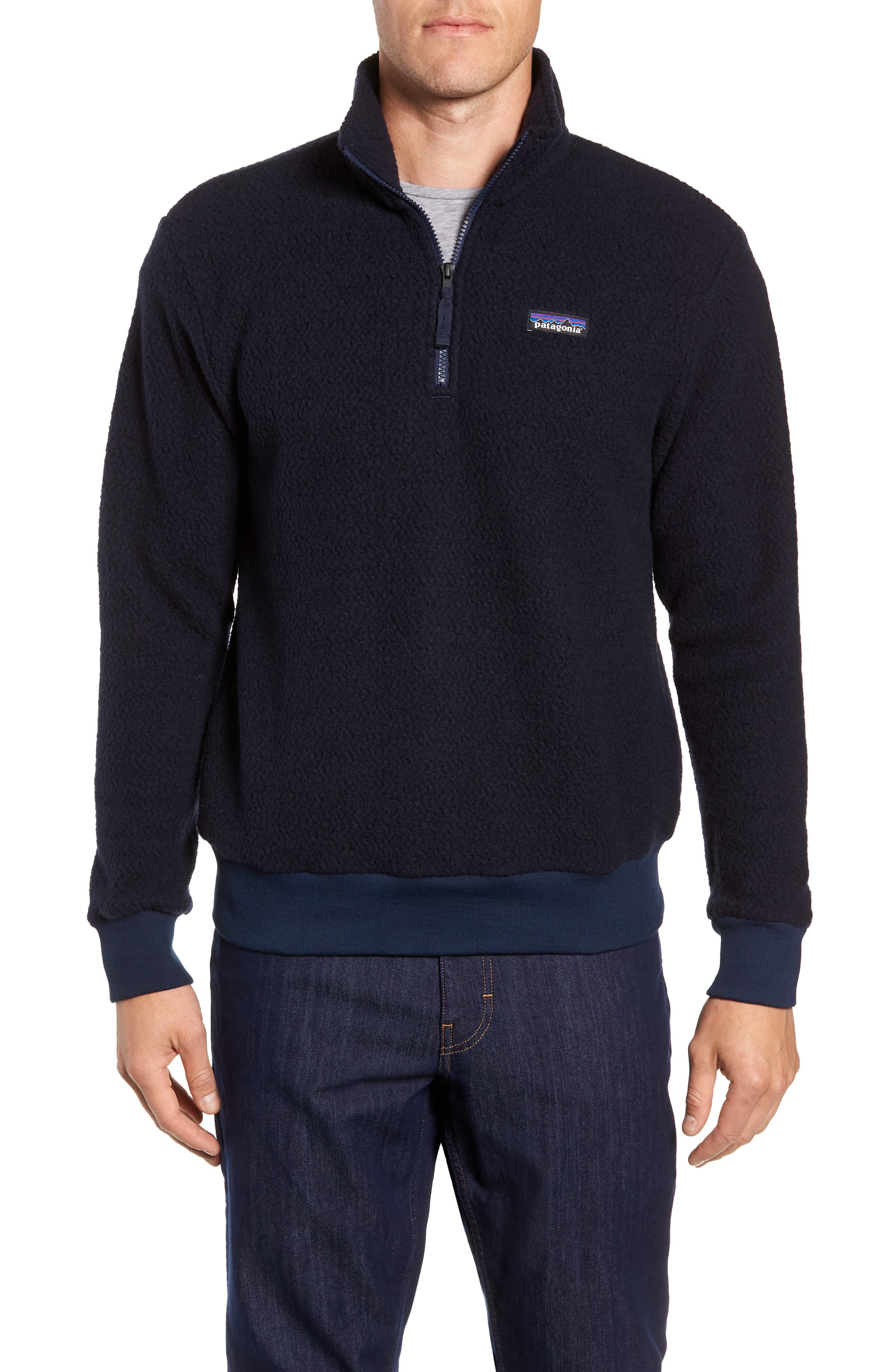 woolyester fleece quarter zip pullover