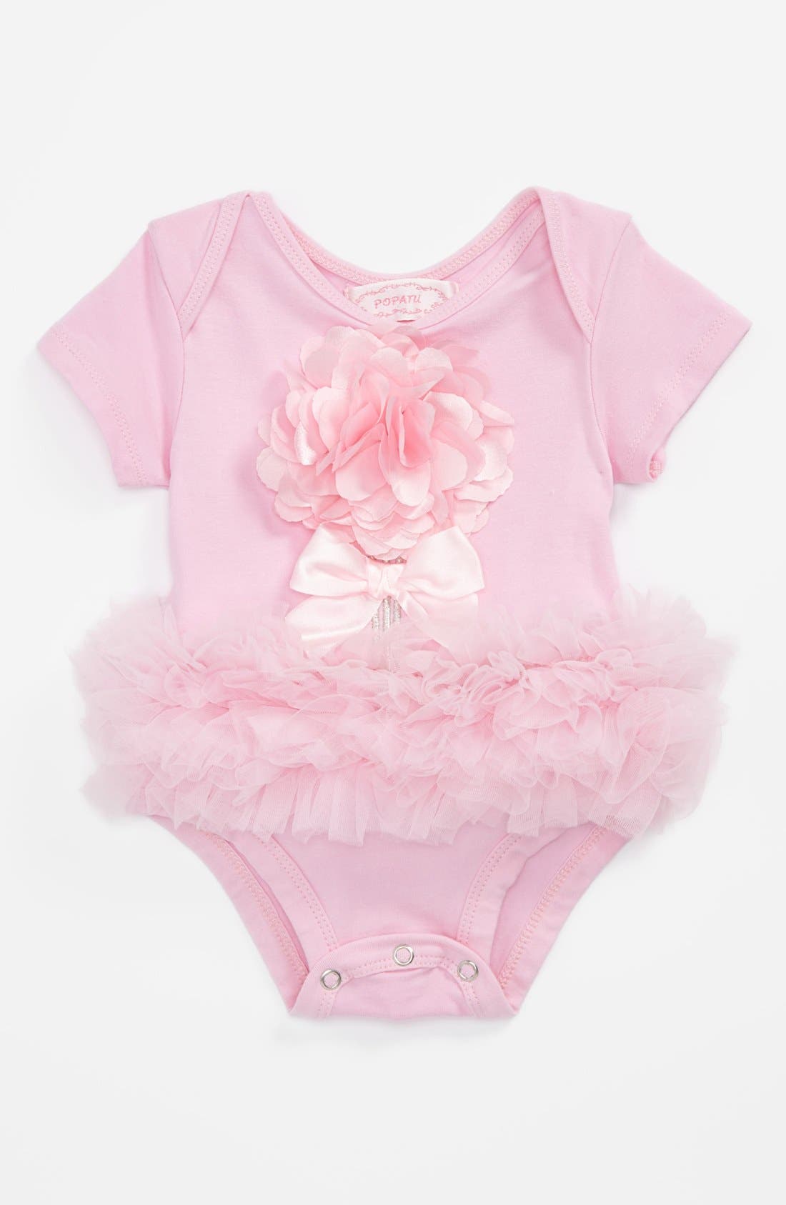 Popatu Ruffle Bodysuit (Baby Girls) Nordstrom